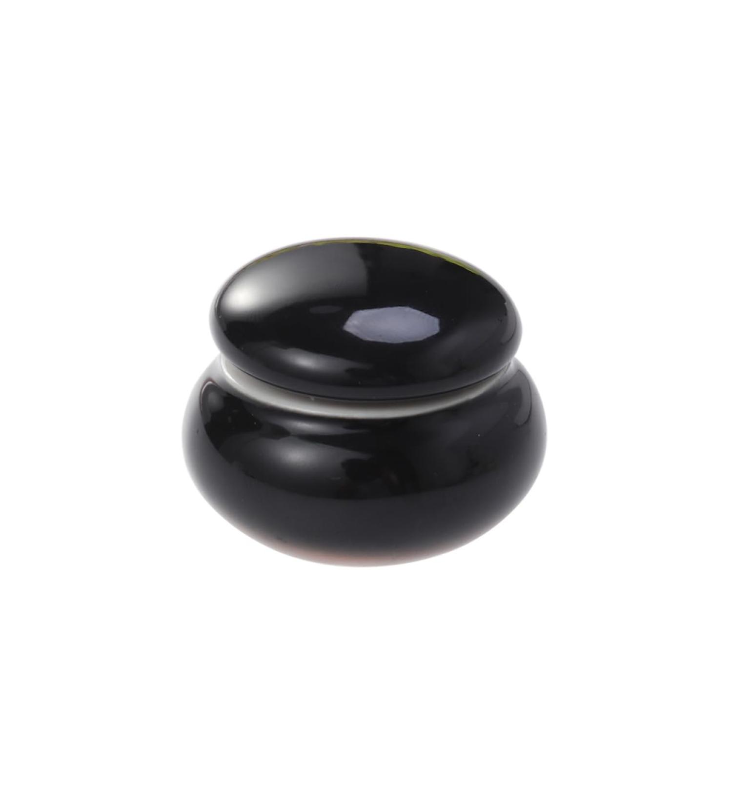 Angoily Ceramic Kitchen Canisters Terrarium Eyeshadow Jar Rouge Storage Tank Nut Travel Eye Shadow Black Medium - Buy Online on GoSupps.com