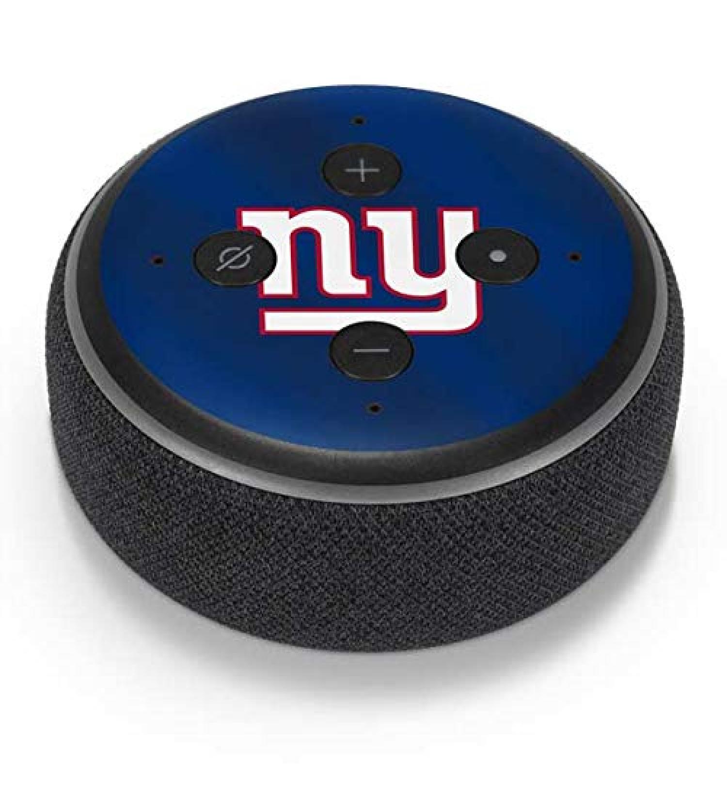 NFL New York Giants Jersey Design Decal Audio Skin for Amazon Echo Dot 3 - Skinit Officially Licensed - Buy Online on GoSupps.com