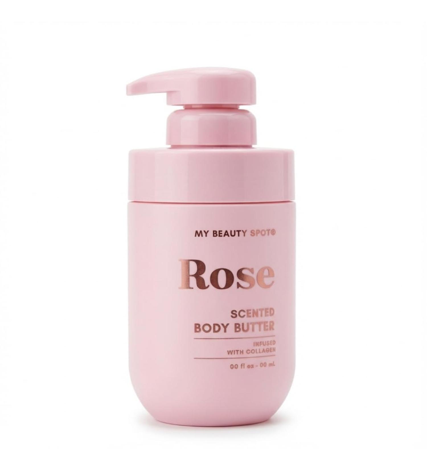 My Beauty Spot Scented Body Lotion for Women - Rose Scented Body Butter Natural Lotion for Women to Smell Good Skin Moisturizer Infused with Collagen - Extra Large 510 ml. - Buy Online on GoSupps.com