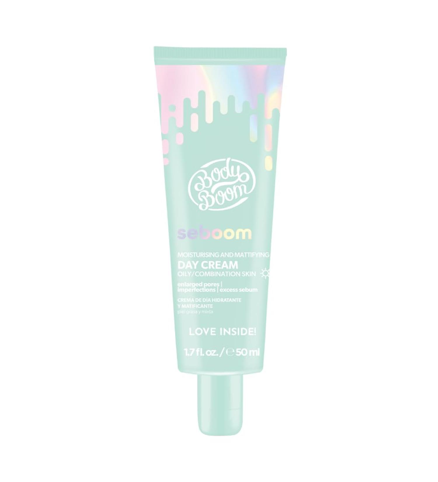 Bielenda Body Boom Seboom Moisturizing and Mattifying Day Cream for Face 50 ml - Buy Online on GoSupps.com