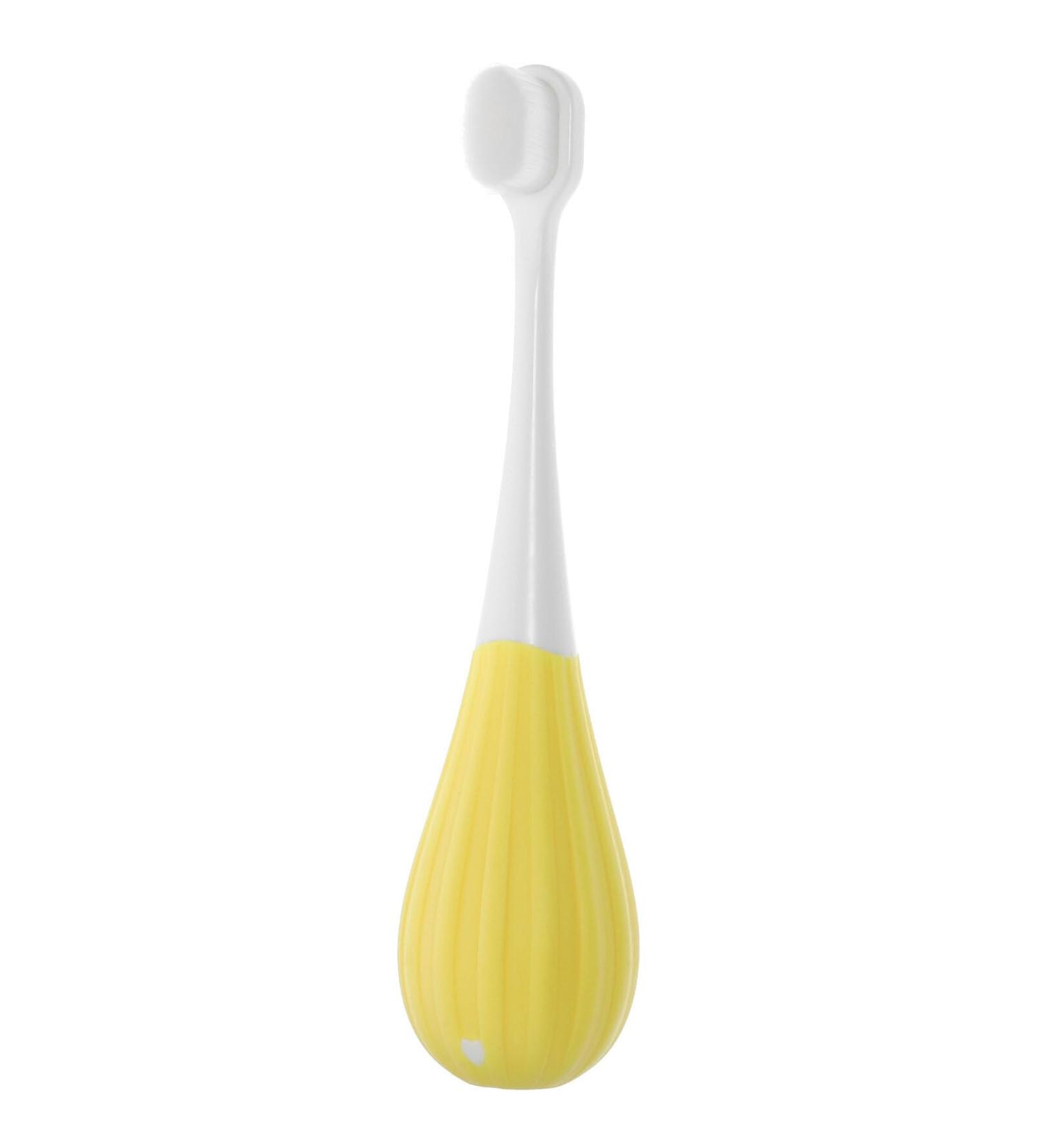 Baluue Kids Toothbrush - Extra Soft Cute Hot Balloon Design for Toddlers - Yellow Children's Bristles - Buy Online on GoSupps.com