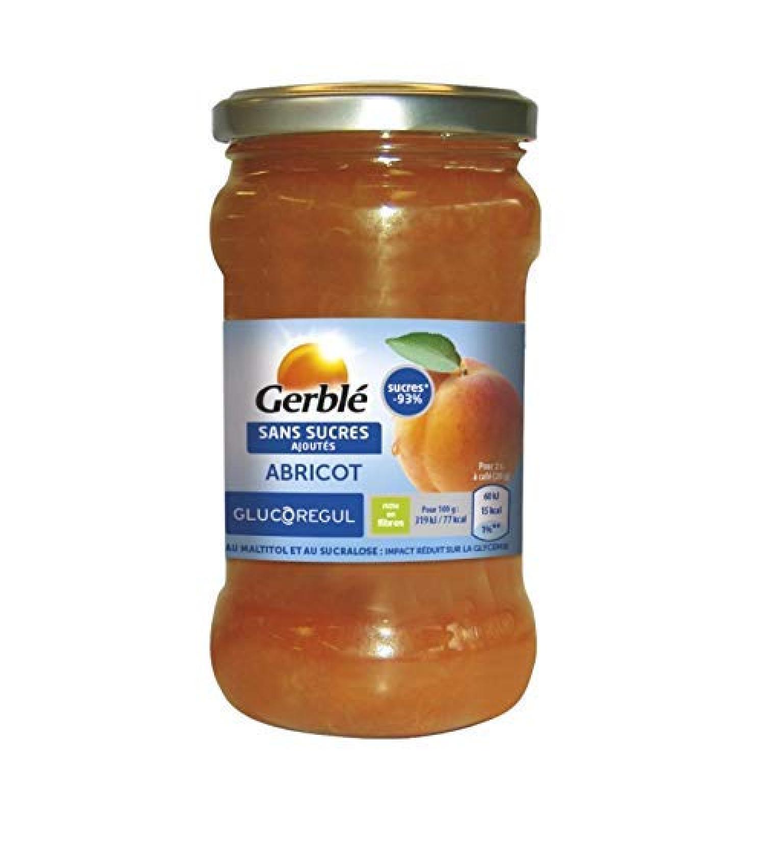 GERBL - Apricot Jam Without Added Sugar 320G - Pack of 3 - best offer - Buy Online on GoSupps.com