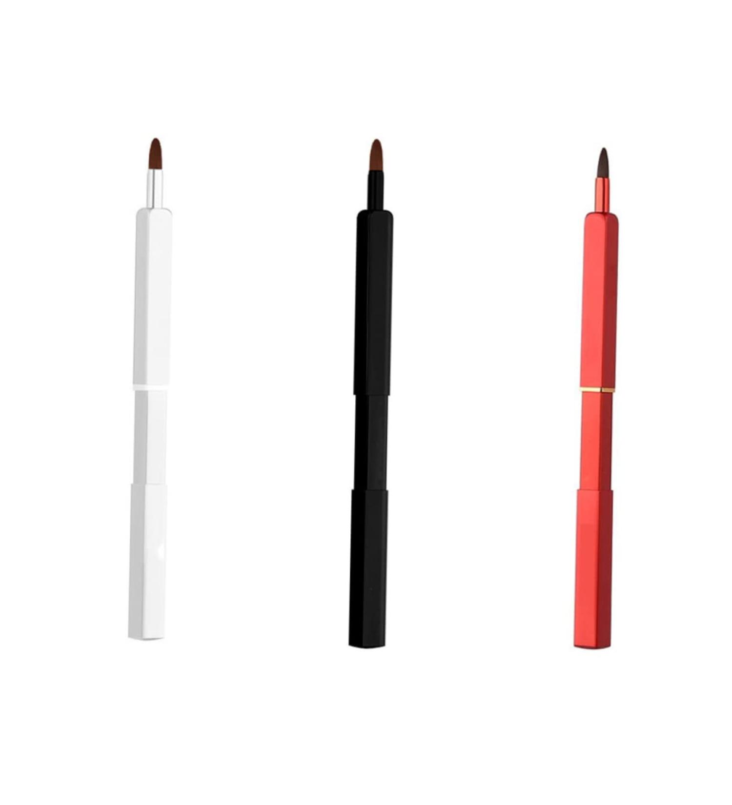 Healeved 3pcs Retractable Lip Brush Cosmetics Brush Makeup Tool Eyeshadow Applicator Lip Brush for Lipstick Lip Balm Brush Eyeshadow Brush Applicator Makeup Use Lipstick Brush Makeup Brush - Buy Online on GoSupps.com