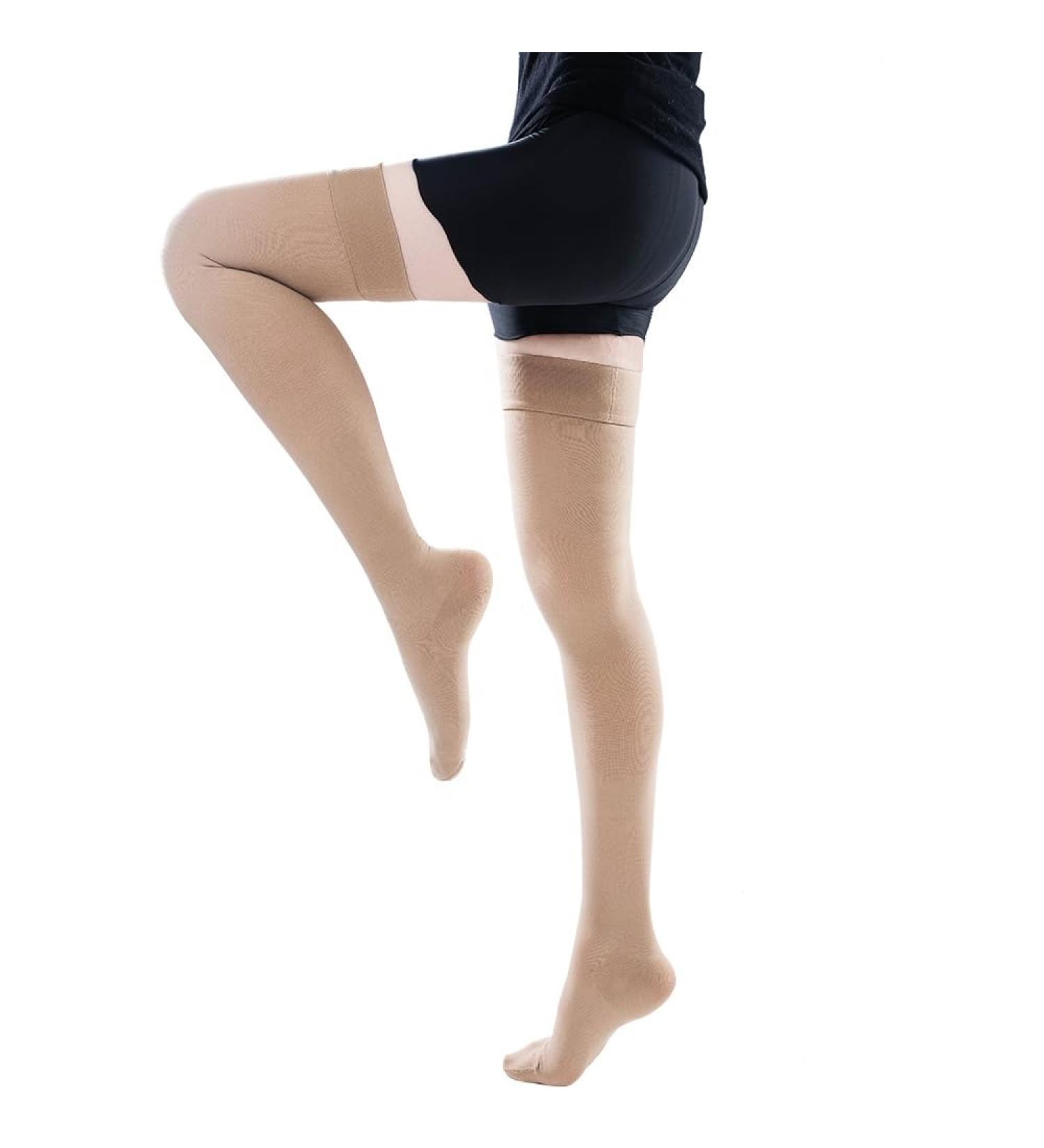 GPAR Premium Medical Compression Stockings Class 2 | Unisex 23-32 mmHg Thigh-High for Varicose Veins Edema & Leg Pain | 3XL Beige - Buy Online on GoSupps.com