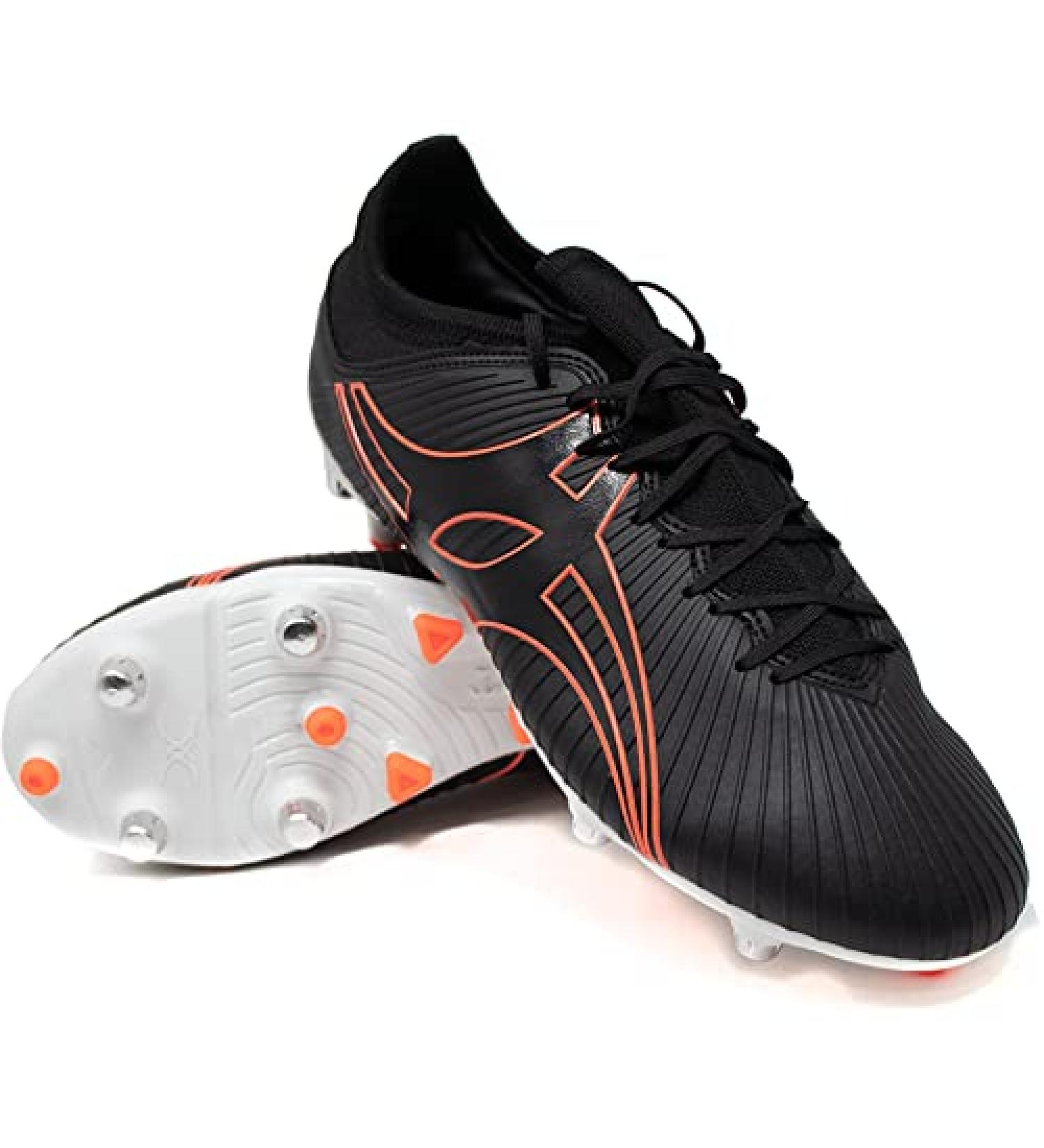 Gilbert Kaizen X 3.1 Pace 6 Stud Rugby Boots for Backs on Soft Ground - Size 8 - Buy Online on GoSupps.com