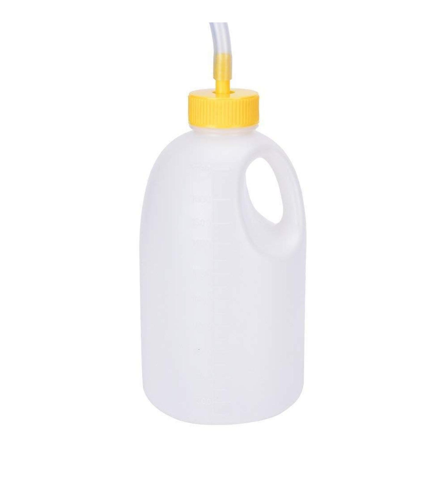 Portable Pee Plastic Pee Container Urinal Portable Men and Women Urinal Urinal Travel/Car/Bed Patient 1700Ml Woman