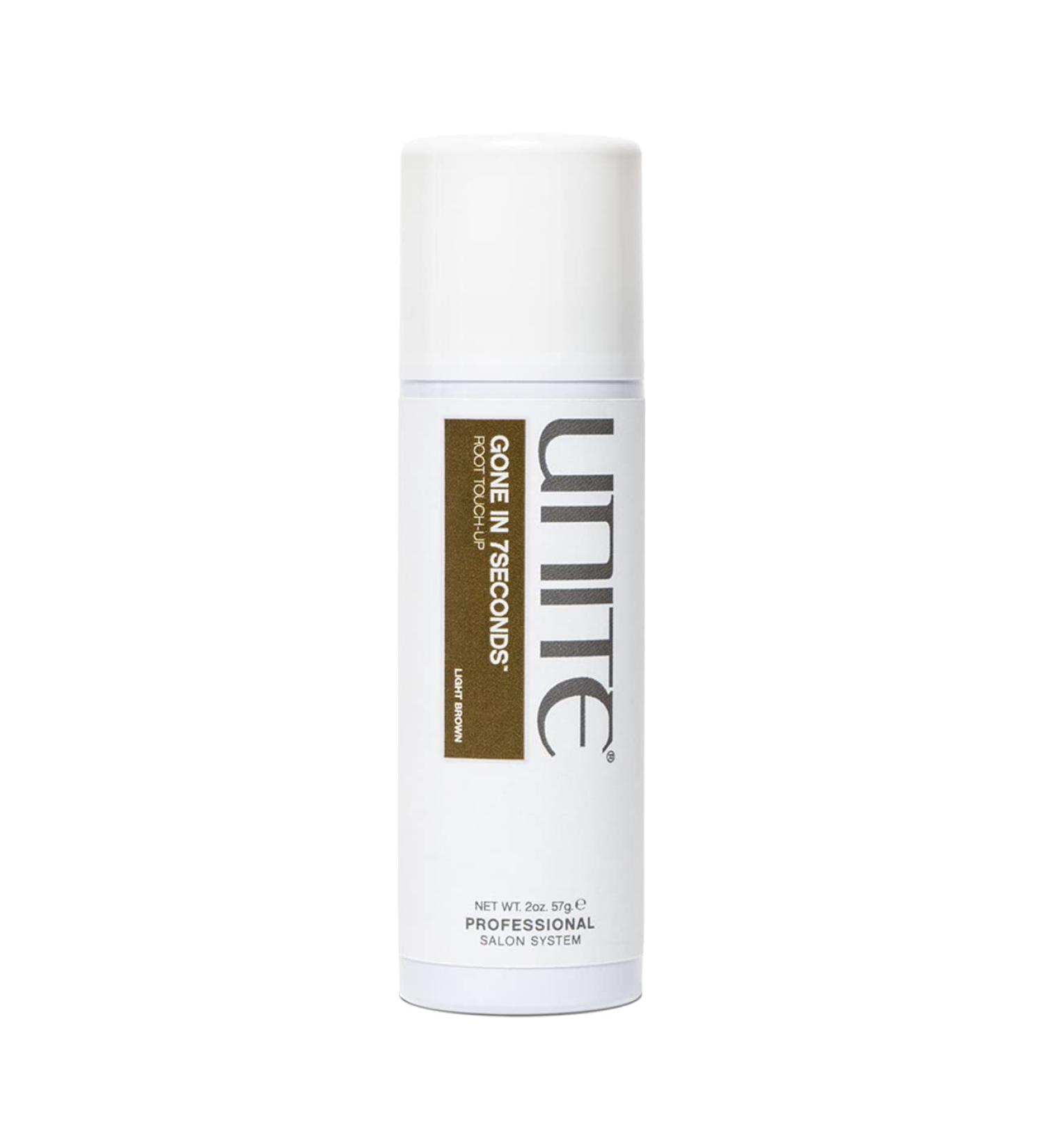 UNITE Hair Gone in 7SECONDS Root Touch Up - Light Brown 2 Oz | Conceal Roots Instantly - Buy Online on GoSupps.com