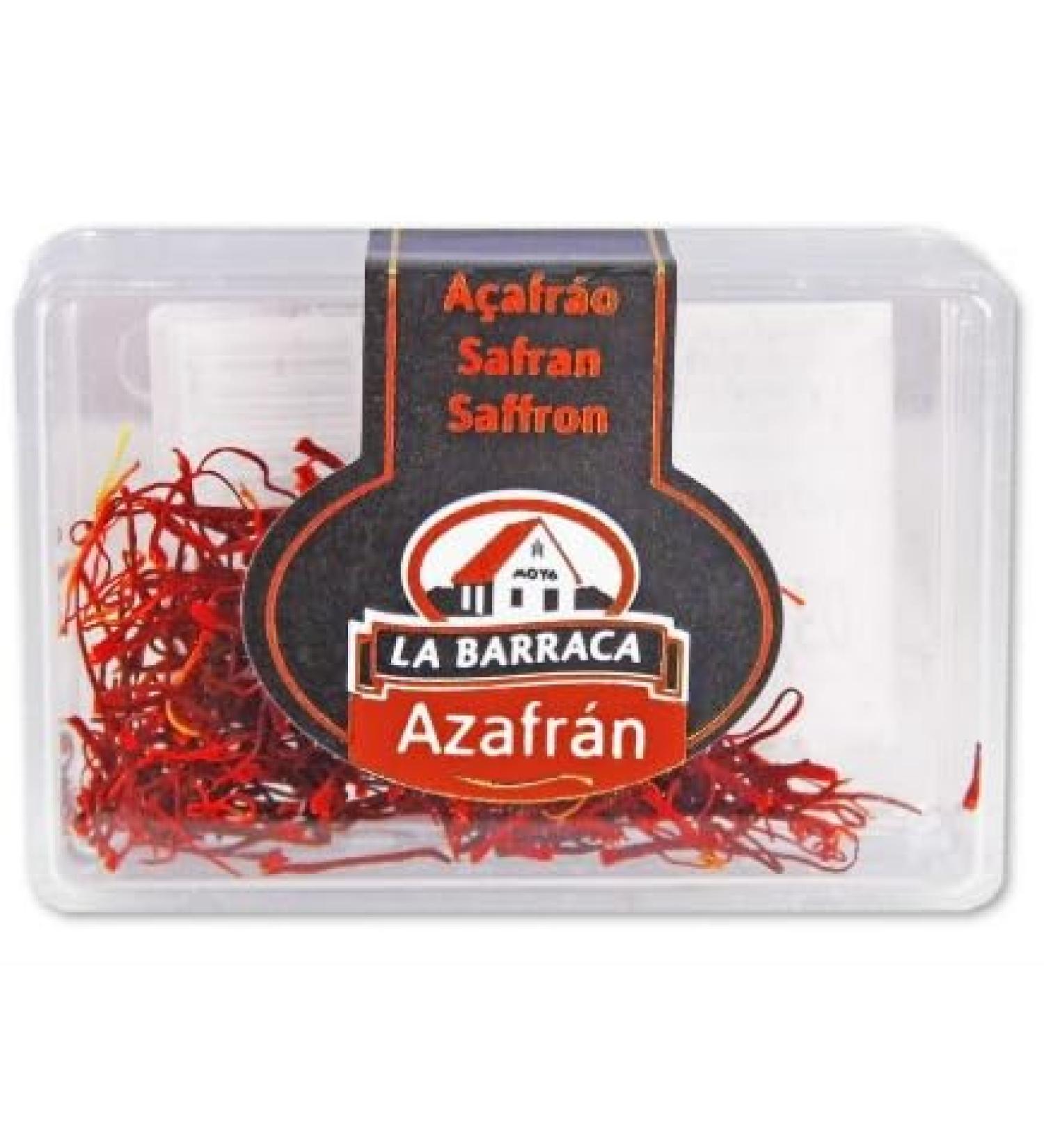 La Barraca Safran en Filaments Or Rouge d'Espagne Qualit Sup rieure Pack de 3 Sachets de 0.05g pour Paellas et Risottos