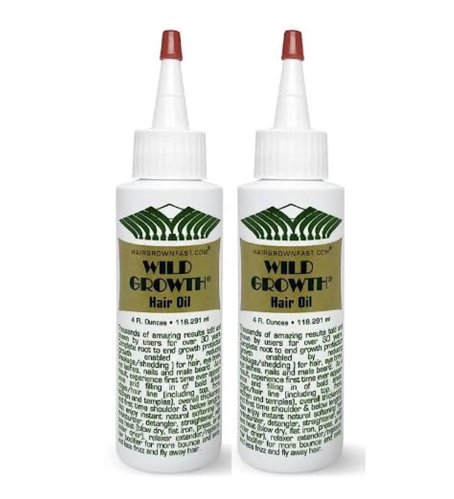 Wild Growth Hair Oil 4 oz - 2 Bottles Pack | Boost Hair Growth & Nourish Scalp - International Shipping Available - Buy Online on GoSupps.com