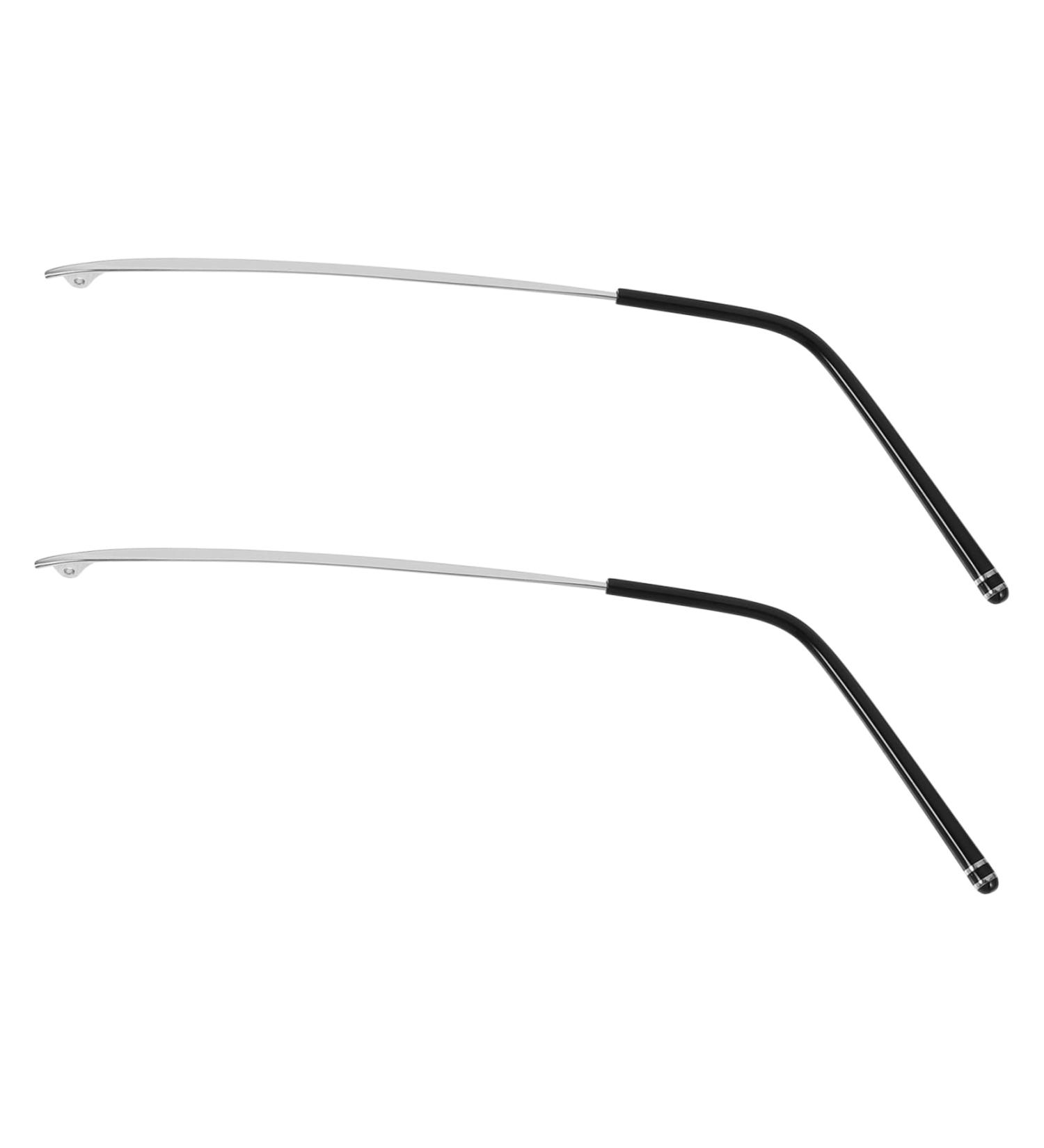 Replacement Glasses Frame Set | Healeeved Spare Parts for Brillen Repairs | Brown & Silver Arms & Legs | 13.20x0.30cm - Buy Online on GoSupps.com