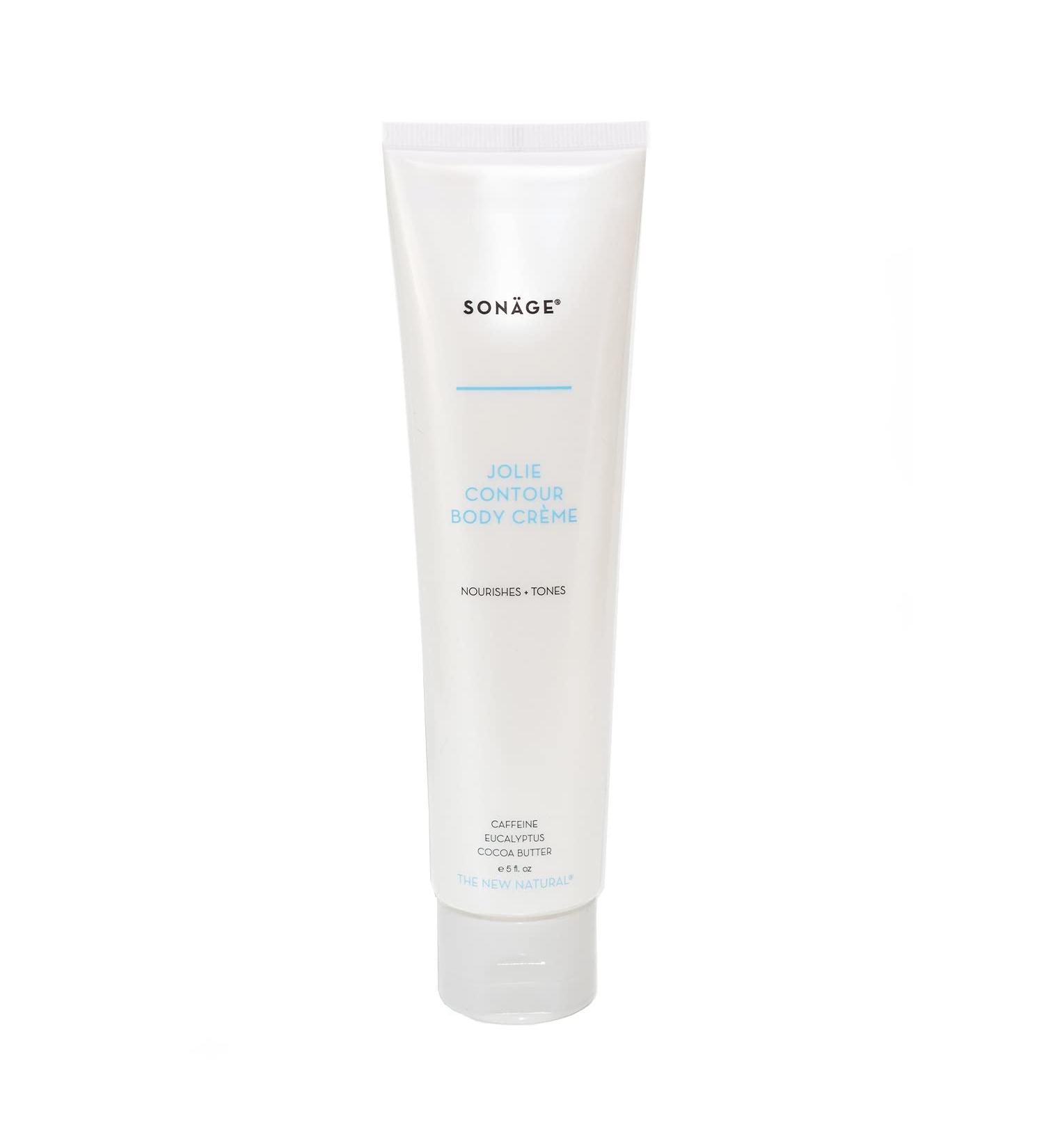 SONAGE Jolie Contour Body Creme | Natural Firming & Sculpting Body Cream with Caffeine | Reduces Cellulite & Stretch Marks | All Skin Types | International Shipping Available - Buy Online on GoSupps.com