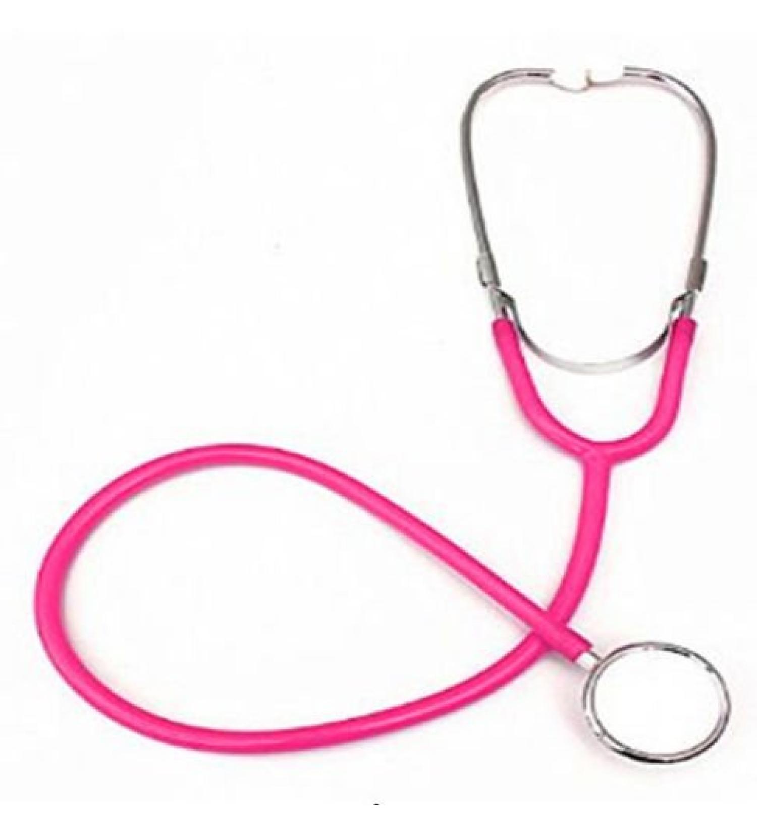 Pro Single Head EMT Doctor Nurse Vet Medical Student Health Blood Stethoscope (Pink)