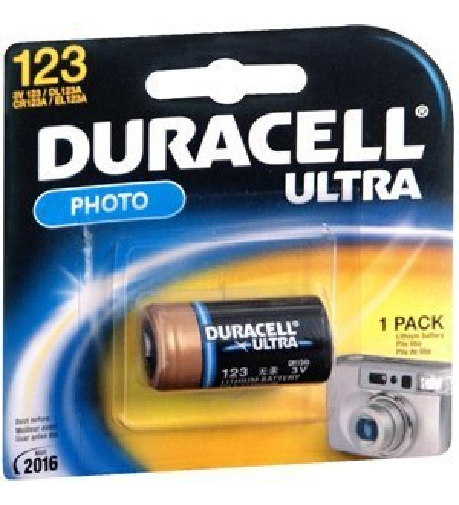 Special pack of 6 DURACELL CO. DURACELL ULTRA PHOTO DL123ABU 3V