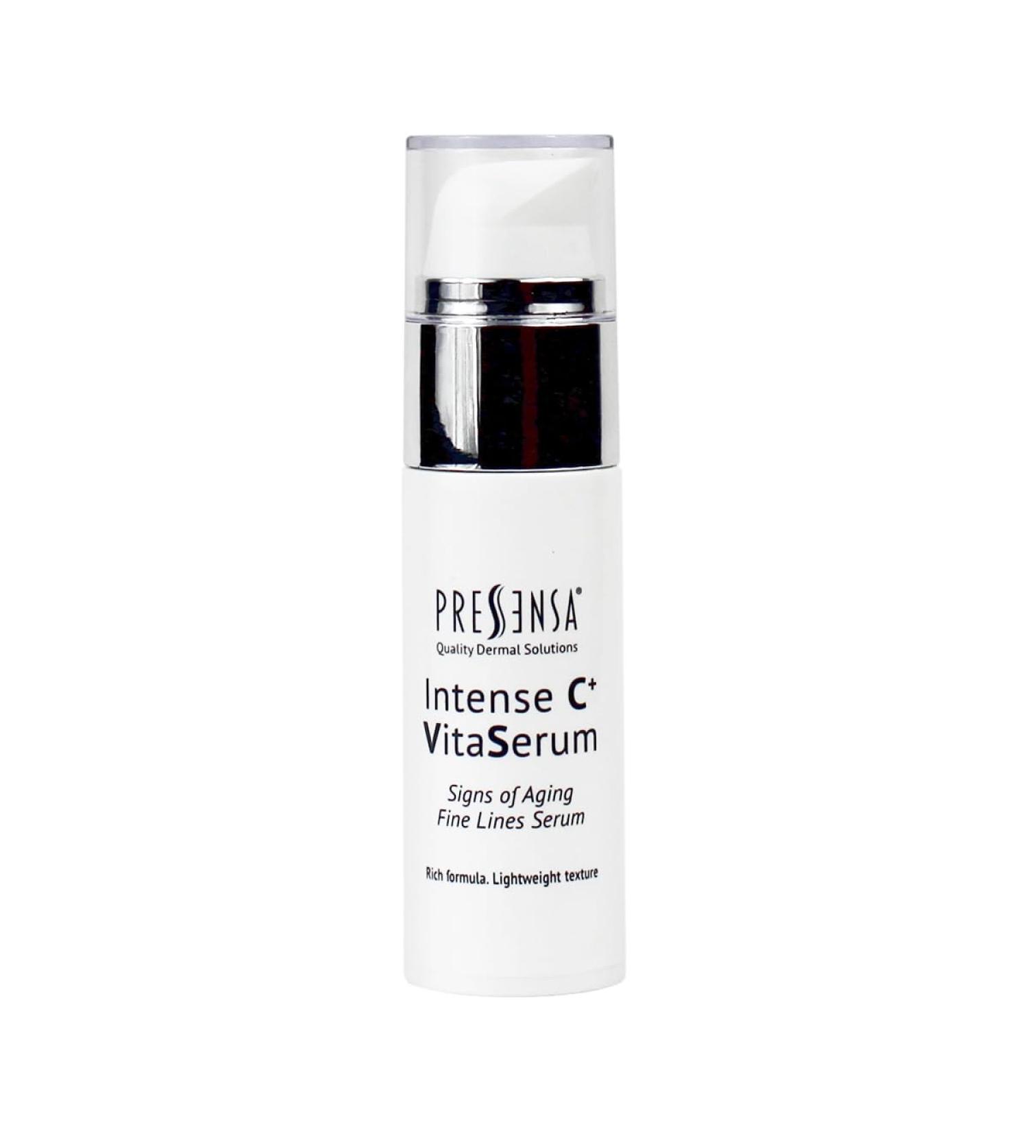 Intense C VitaSerum. S rum FACIAL ANTI-RIDES avec de l acide hyaluronique. Formul pour stimuler la production de collag ne et d lastine 30 ml. - Buy Online on GoSupps.com