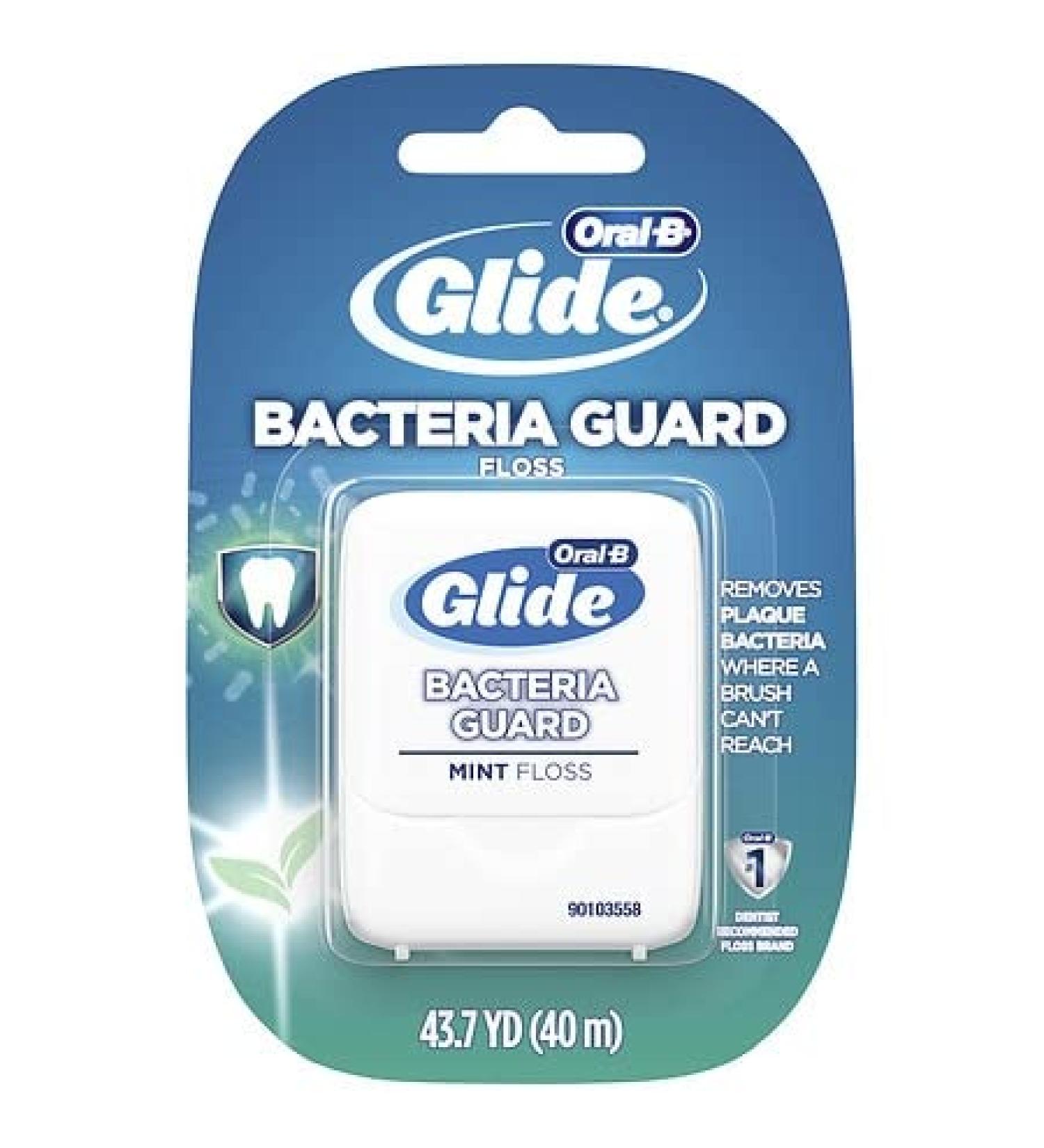 Buy Oral-B Bacteria Guard Dental Floss Mint - 43.7 yd (Pack of 6) | International Shipping Available - Buy Online on GoSupps.com