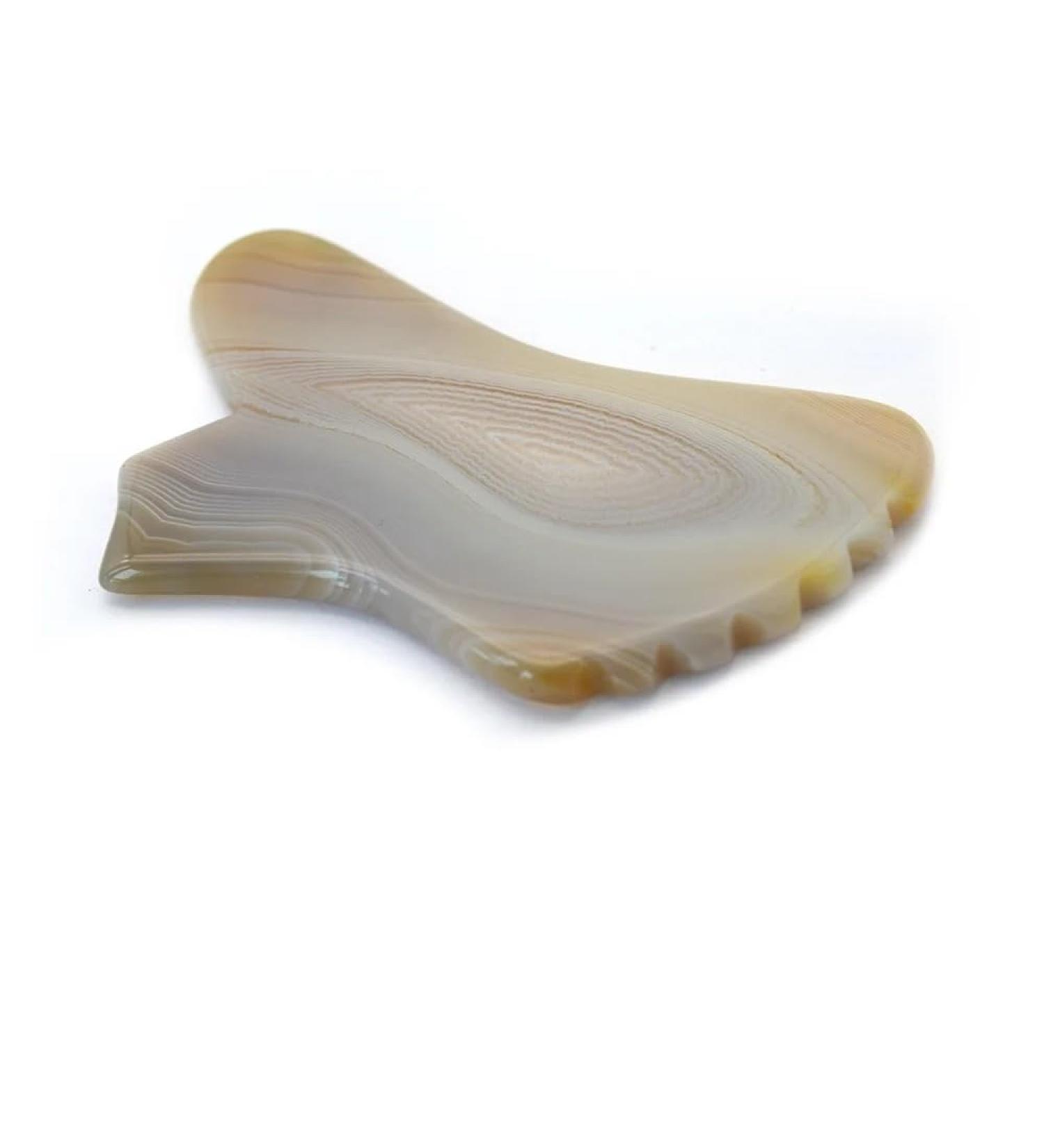 Premium Gua Sha Scraping Massager - Jade Guasha Facial Massage Stone for Radiant Skin - Buy Online on GoSupps.com