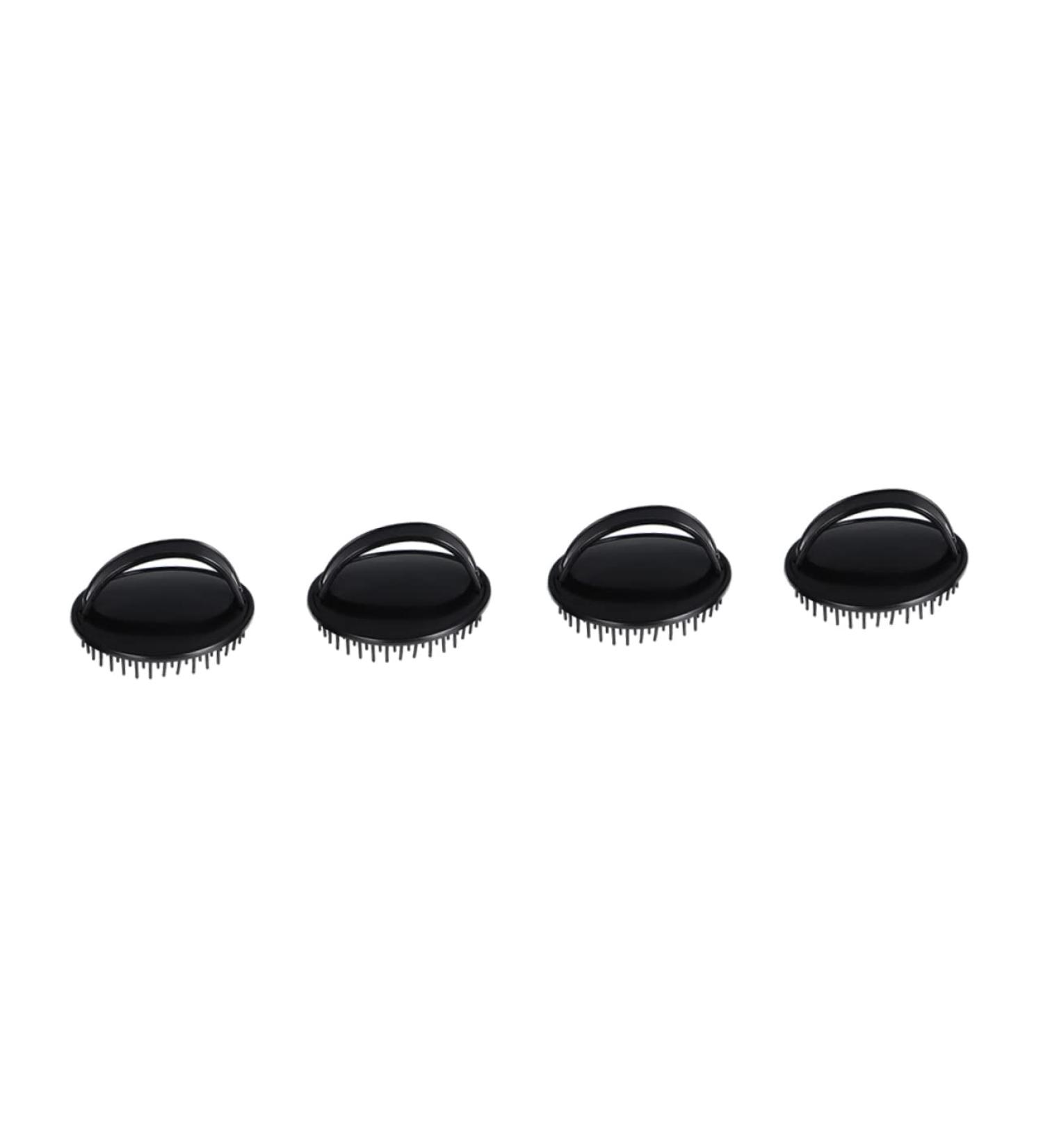 CLISPEED 12pcs Massage Shampoo Brush - Silicone Hair Scrubber for Shower & Bath - Durable Plastic Ideal for Scalp Care International Shipping Available - Buy Online on GoSupps.com