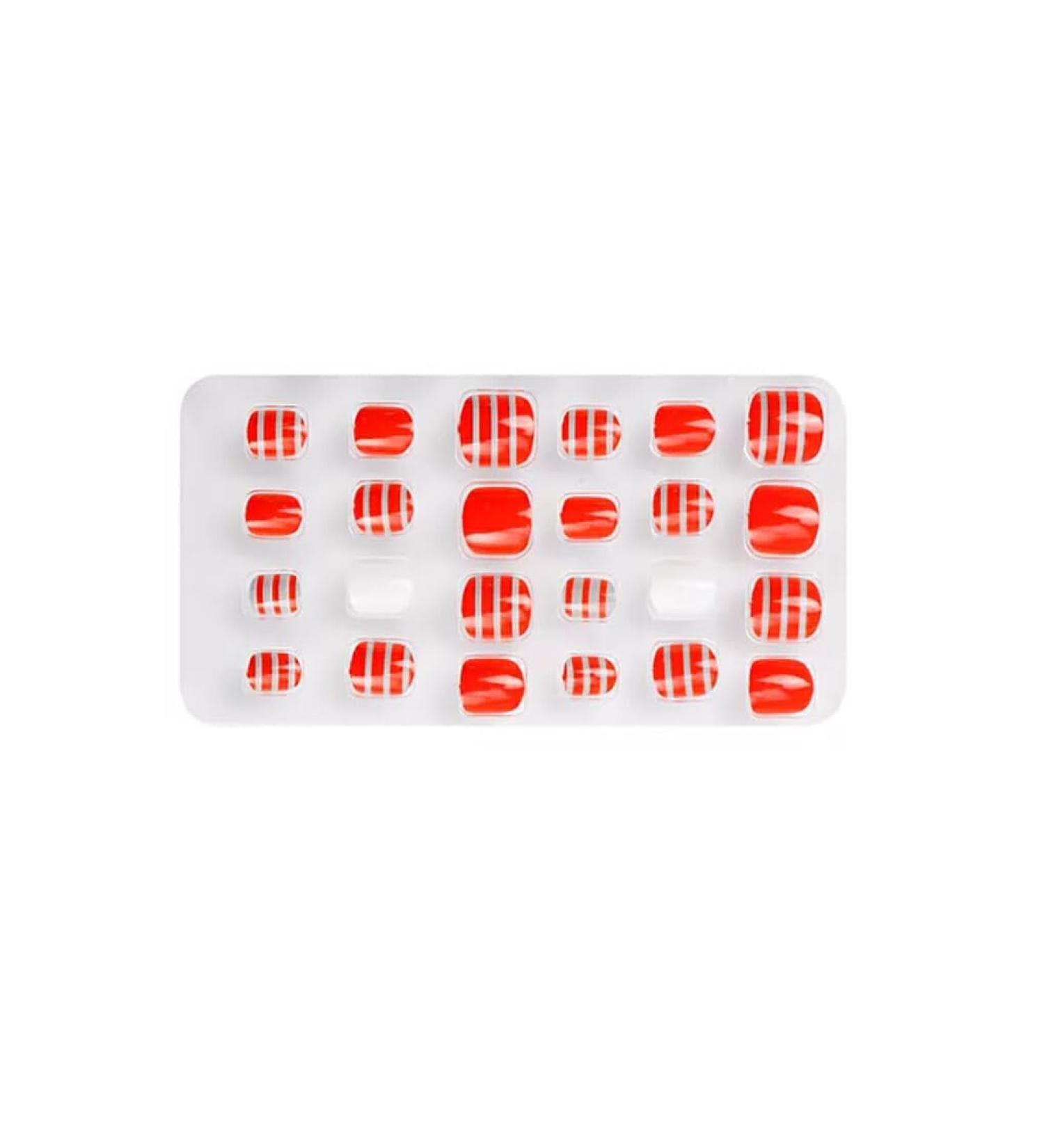 dijiusidy 1 Set Christmas Nail Wraps Cartoons Style Decor Adorable False Fingernails Children Removable Art Decals DIY Manicure PNT-16-05 - Buy Online on GoSupps.com