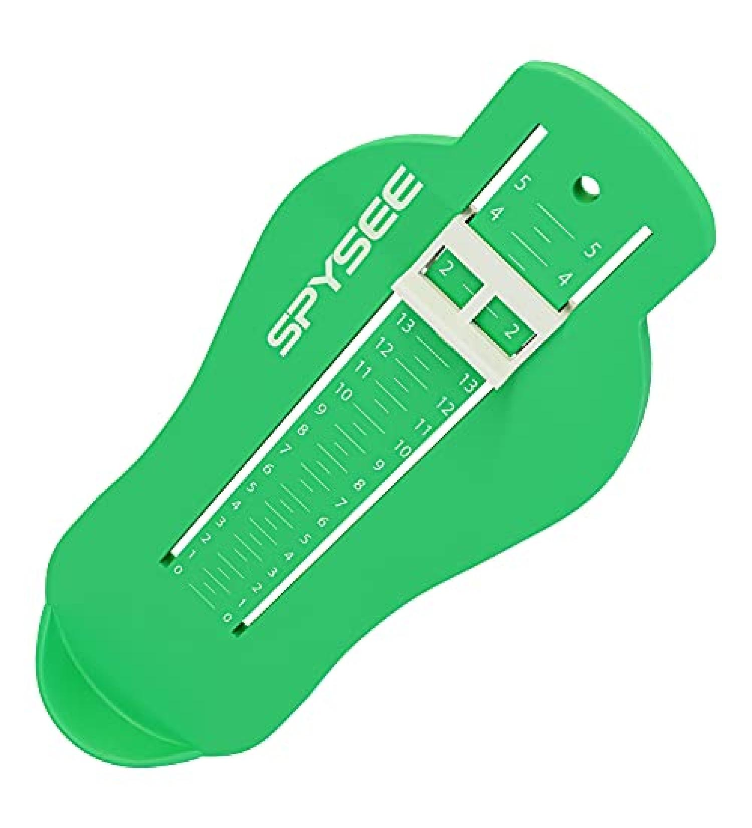 Kids Foot Measurement Device | Professional Foot Gauge Shoe Sizer for 0-8 Years Old (GREEN) - US Sizes - Buy Online on GoSupps.com