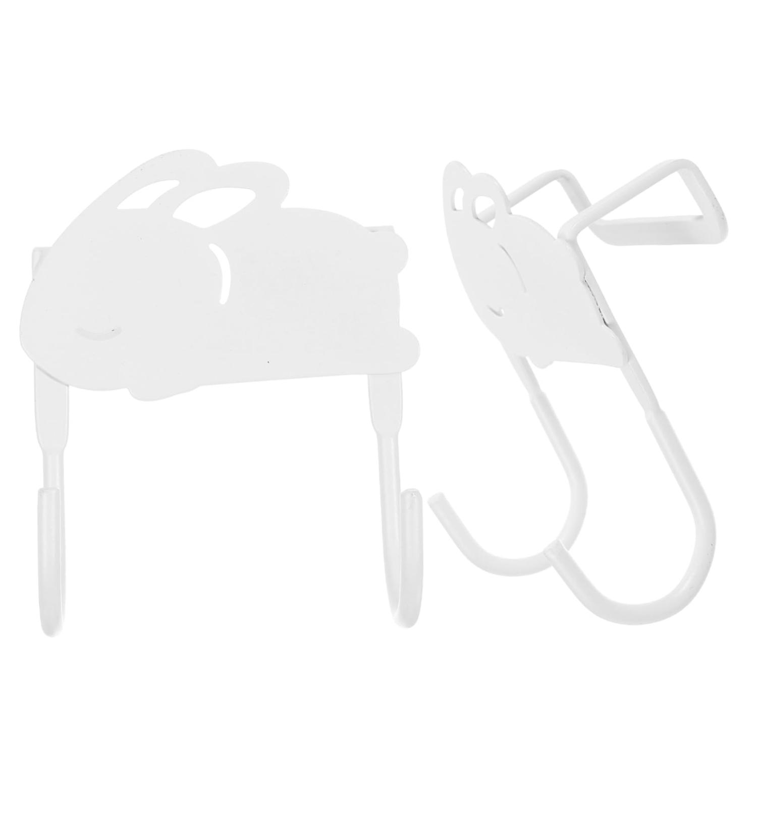 Alipis Coat Hooks 2pcs Shape Rabbit Door Heavy Hangers Over The Hooks Hook Racks Towel Coat Hanging Duty Hanger Clothes Hanger - Buy Online on GoSupps.com