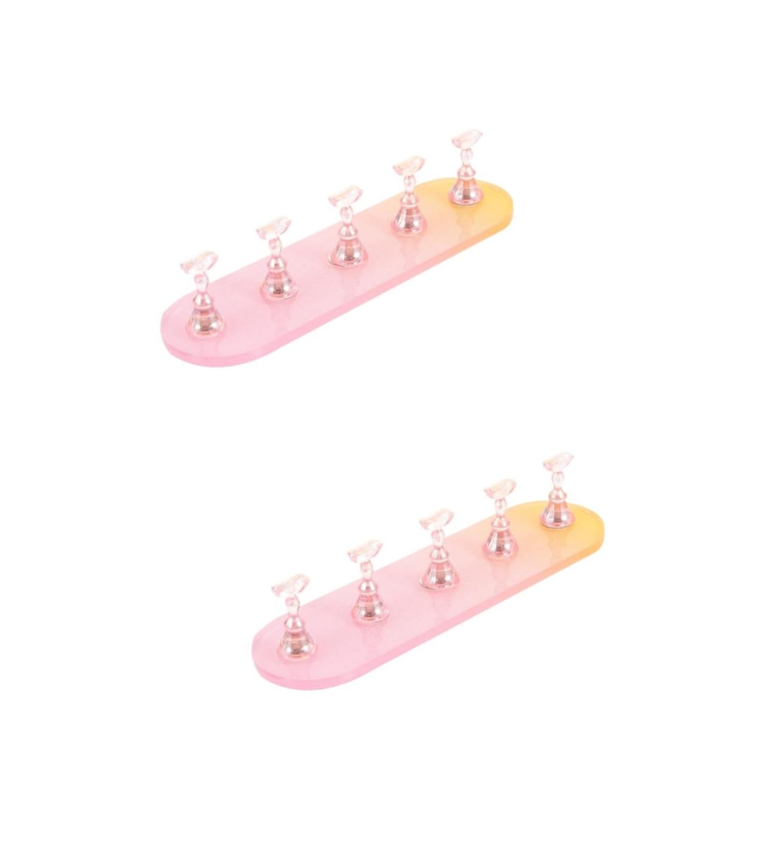 FRCOLOR 2 Sets Nail Practice Holder Convenient Nail Holders Decorative Nail Racks Training Convenient Nail Racks Nail Art Decoration Magnetic Fake Nail Holder Nail Polish Manicure Plastic - Buy Online on GoSupps.com