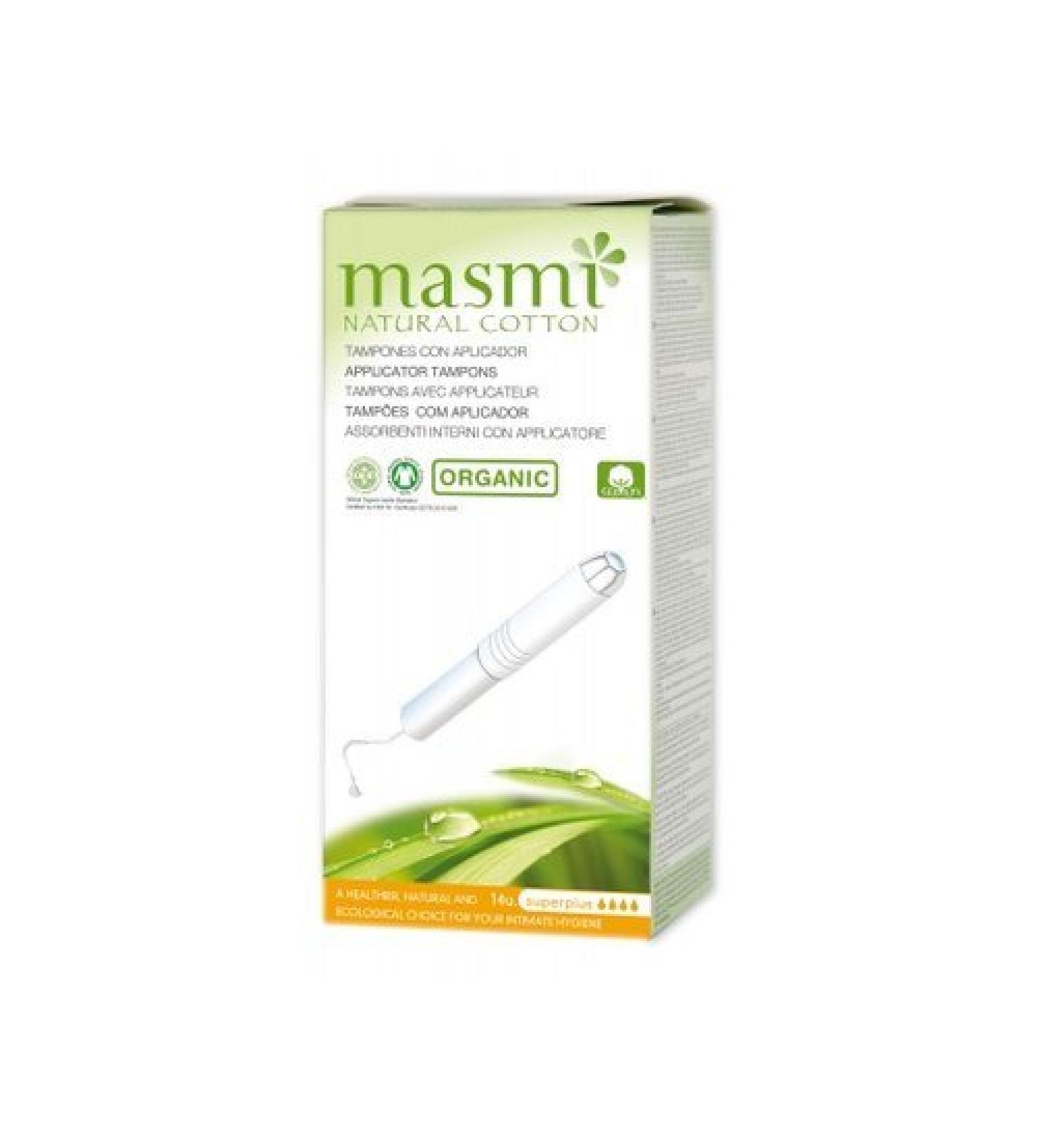 Masmi Natural Cotton Ink Pad Natural Cotton Super Plus 14 pieces de