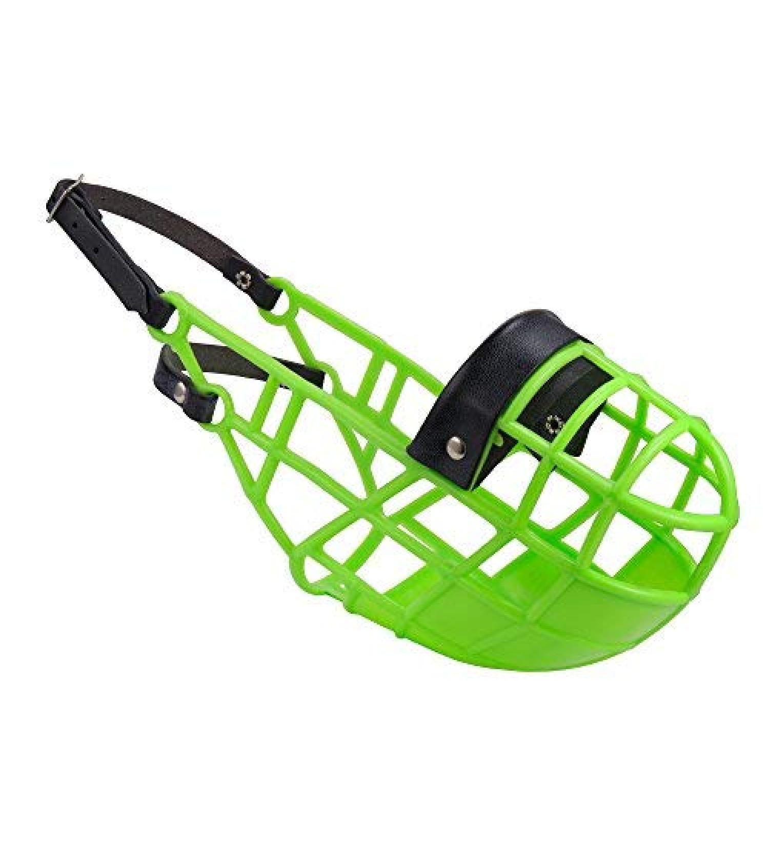 Don Pare Muzzle Model 101 in Neongr n - Ideal for Freewheel Kennel Dog Racing & Car Safety | Amathings - Buy Online on GoSupps.com