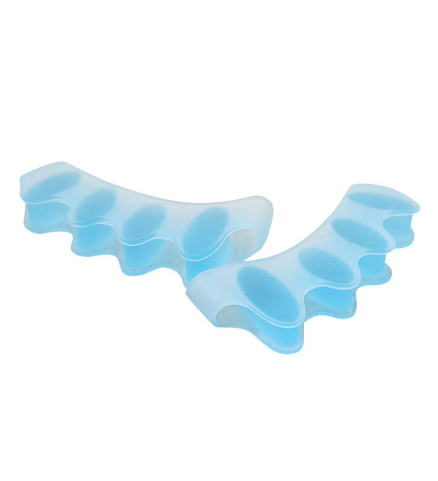 Clicitina Foot Toe Pair Hammer Smoothing Corrector - Silicone Separator for Comfort | Sport QB343 (Blue One Size) - Buy Online on GoSupps.com