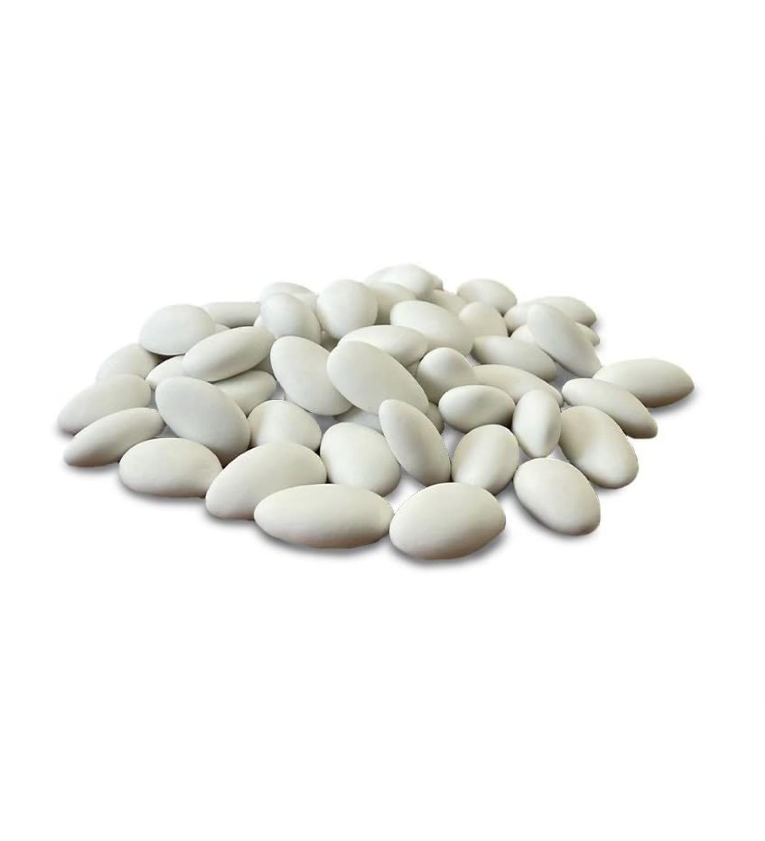 White chocolate sugared almonds - 500 g