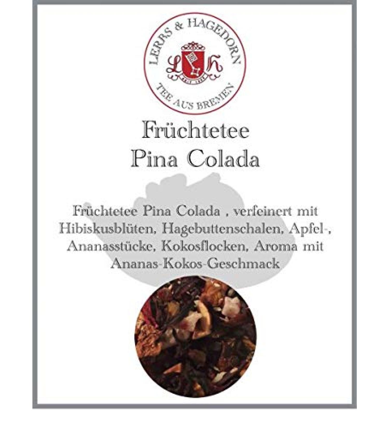  Lerbs & Hagedorn Fruit tea Pina Colada 250 g - Buy Online on GoSupps.com