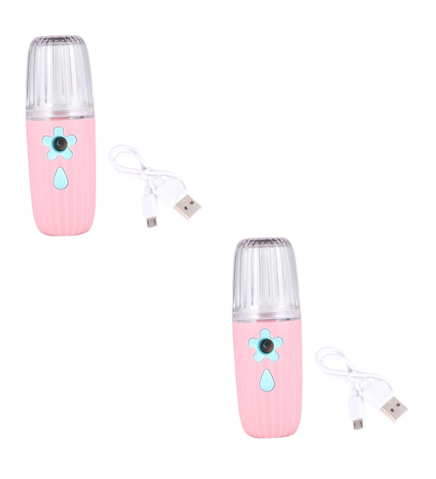 Hemoton 2 Pcs Hydrating Instrument Portable Handheld Sprayer Beauty Sprayer Portable Face Steamer Abs - Buy Online on GoSupps.com