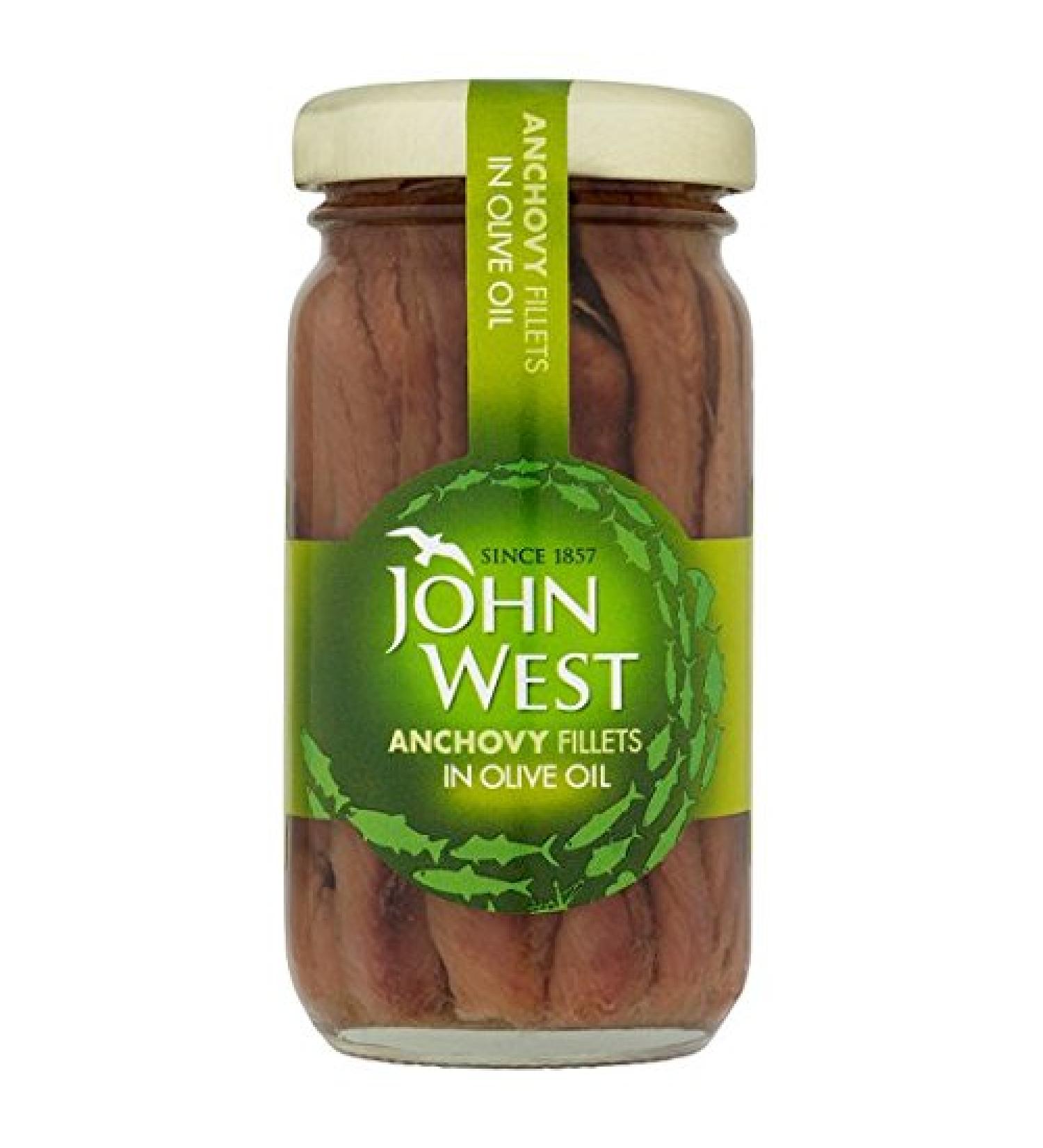 John West Anchovy Fillets Olive Oil 100g