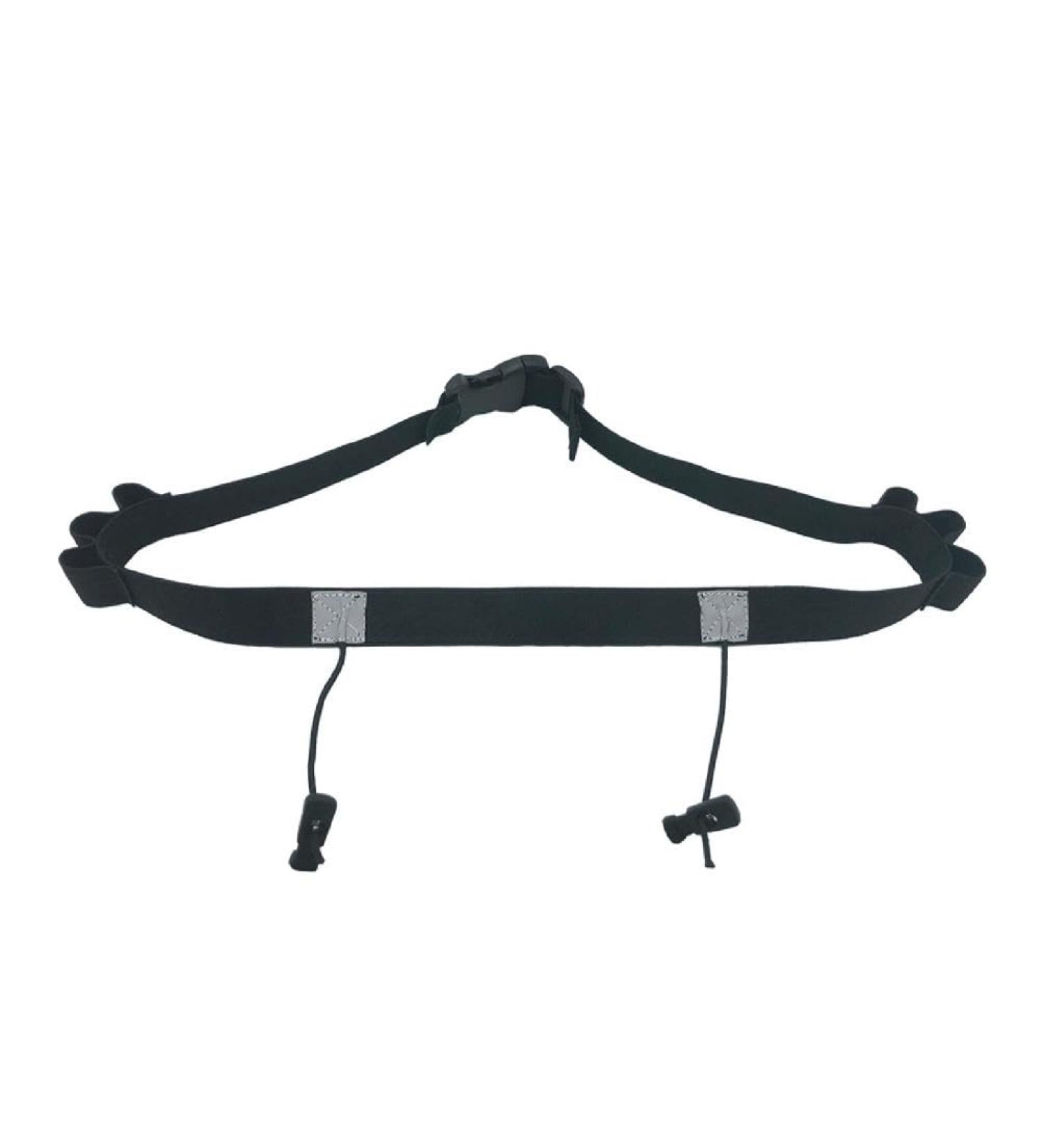 QRONCES Pressions Adjustable Number Belt with Gel Loop & Reflective Strip | Perfect for Racing Nutrition & Convenience - Buy Online on GoSupps.com
