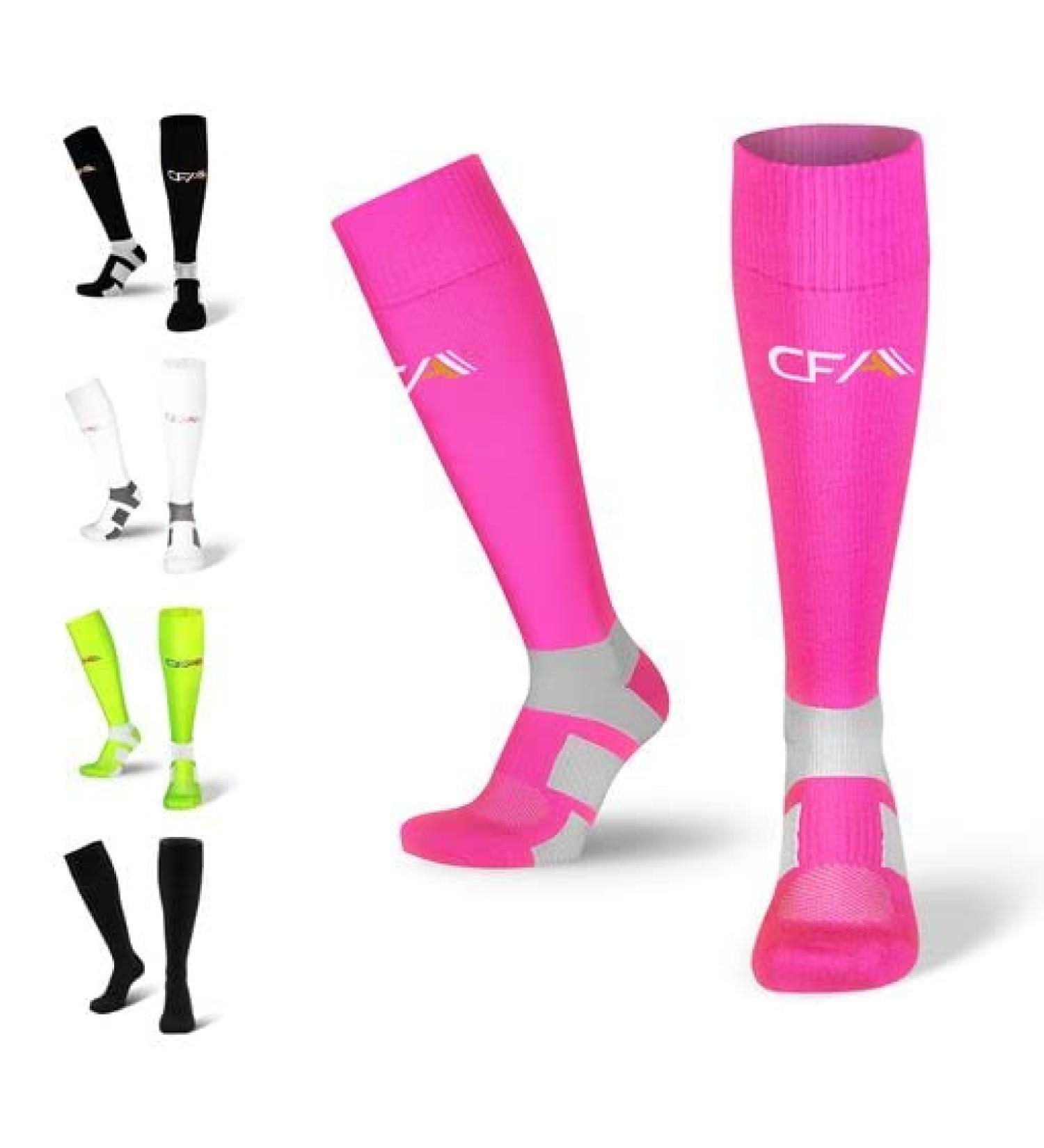CFA V1 Compression Socks for Men & Women - Running Gym Cycling | Sustainable Danish Design - XL (2 Pairs) - Rosa - Buy Online on GoSupps.com