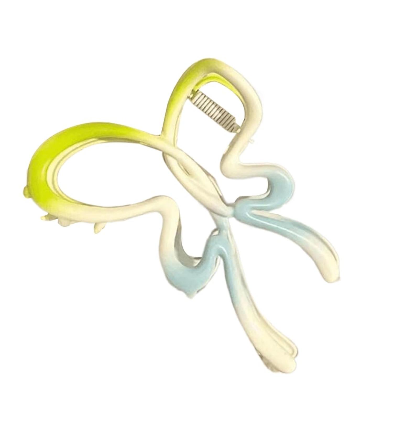 Limtula Lovely Hair Claw Hollowed out Butterfly Shape Hair Clip for Woman Camping Ponytail Hair Delicate Jaw Clip for Girl Green - Buy Online on GoSupps.com