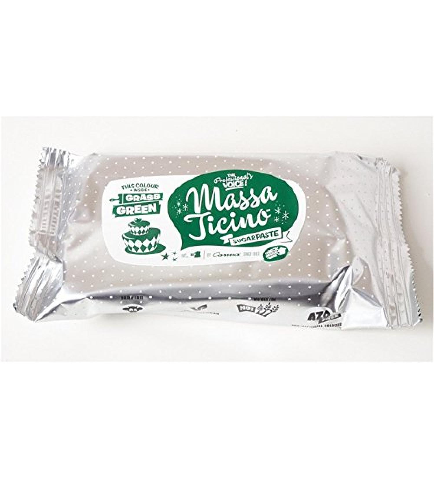 Massa Ticino Rollfondant Grass Green 250 g
