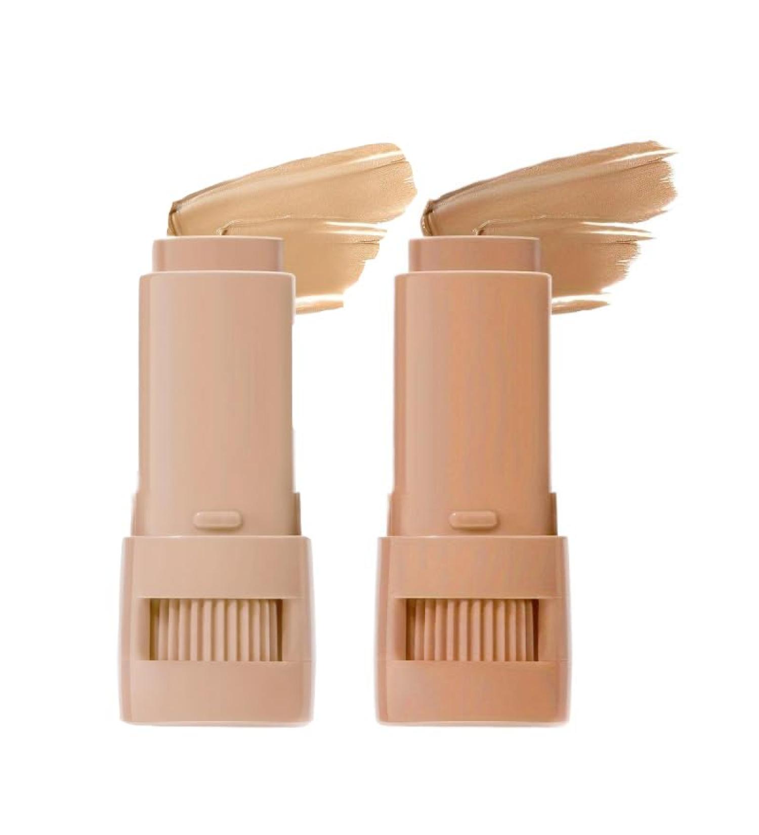 Concealer Stick 2 Pack Concealer Conceal And Contour Face Makeup For All Skin Types Longwear Cream Concealer Stick Highlights Moisturizes Natural Full Coverage (0204) - Buy Online on GoSupps.com