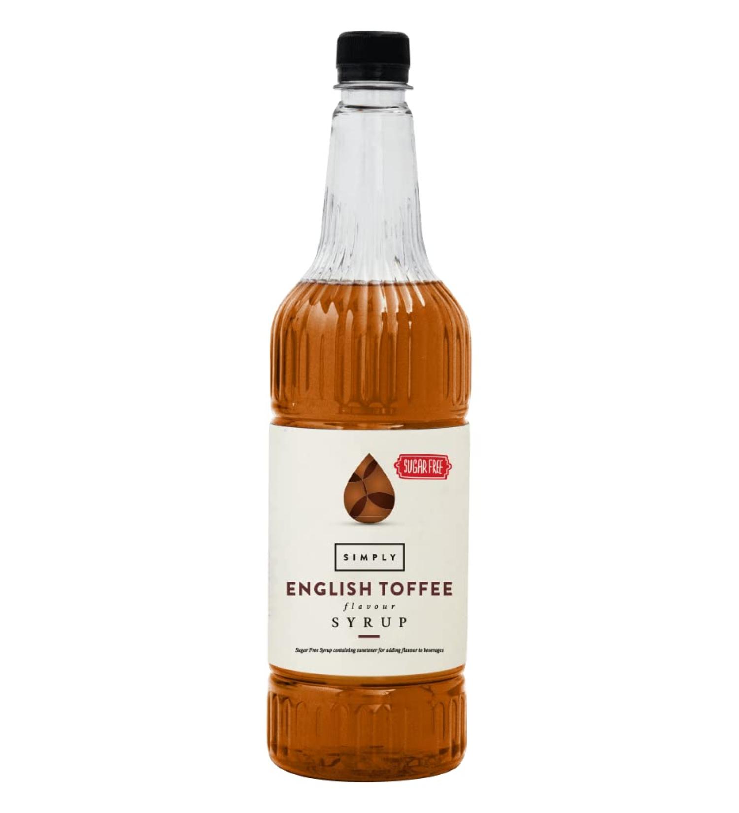 Simply Sugar Free English Toffee Syrup 1 Litre