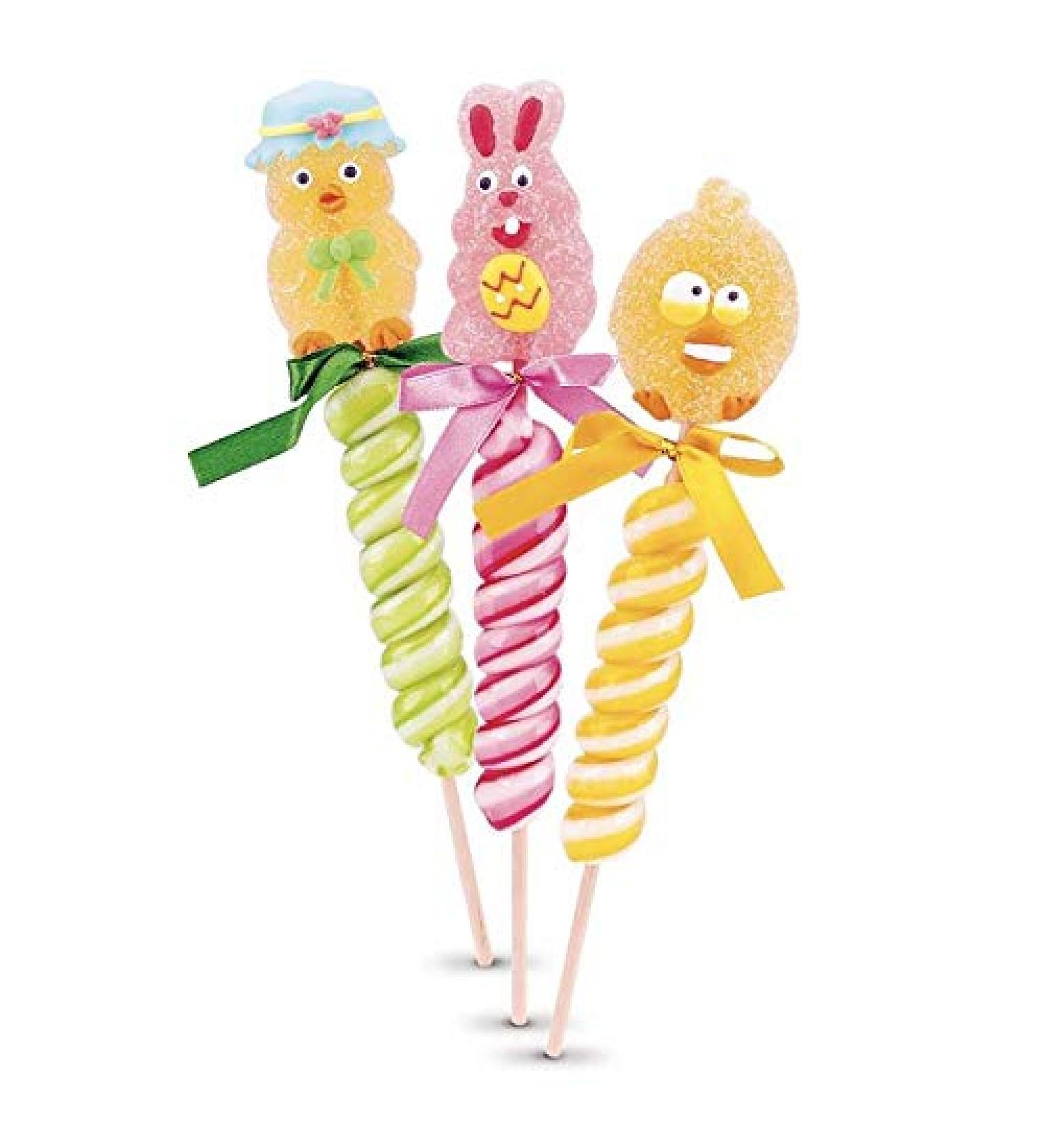 Twisty Hide and Seek Dummies - 3 Lollipops - Green