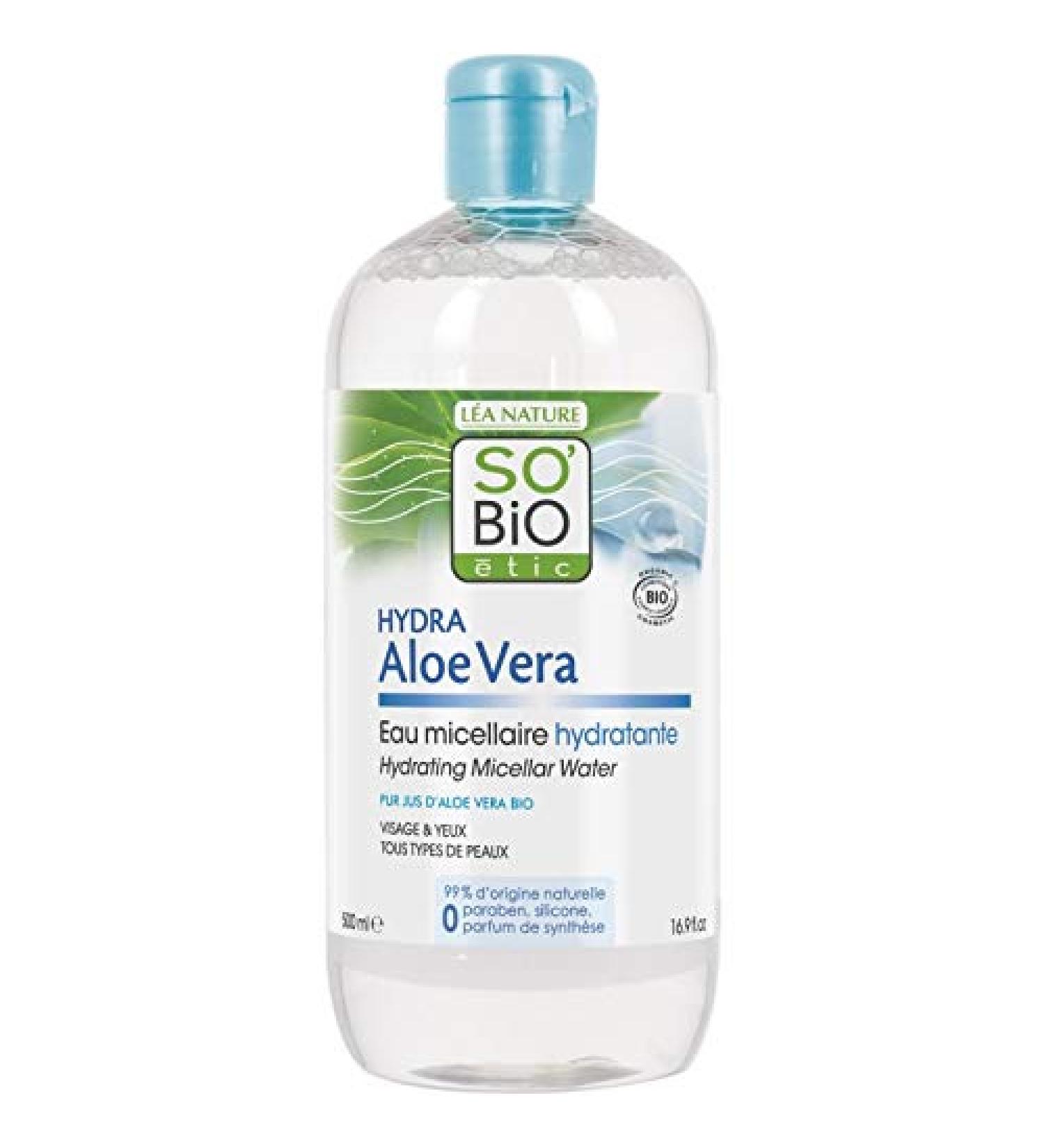 SO BIO - Organic Aloe Vera Micellar Cleansing Lotion 500Ml - (Pack of 3) - Buy Online on GoSupps.com
