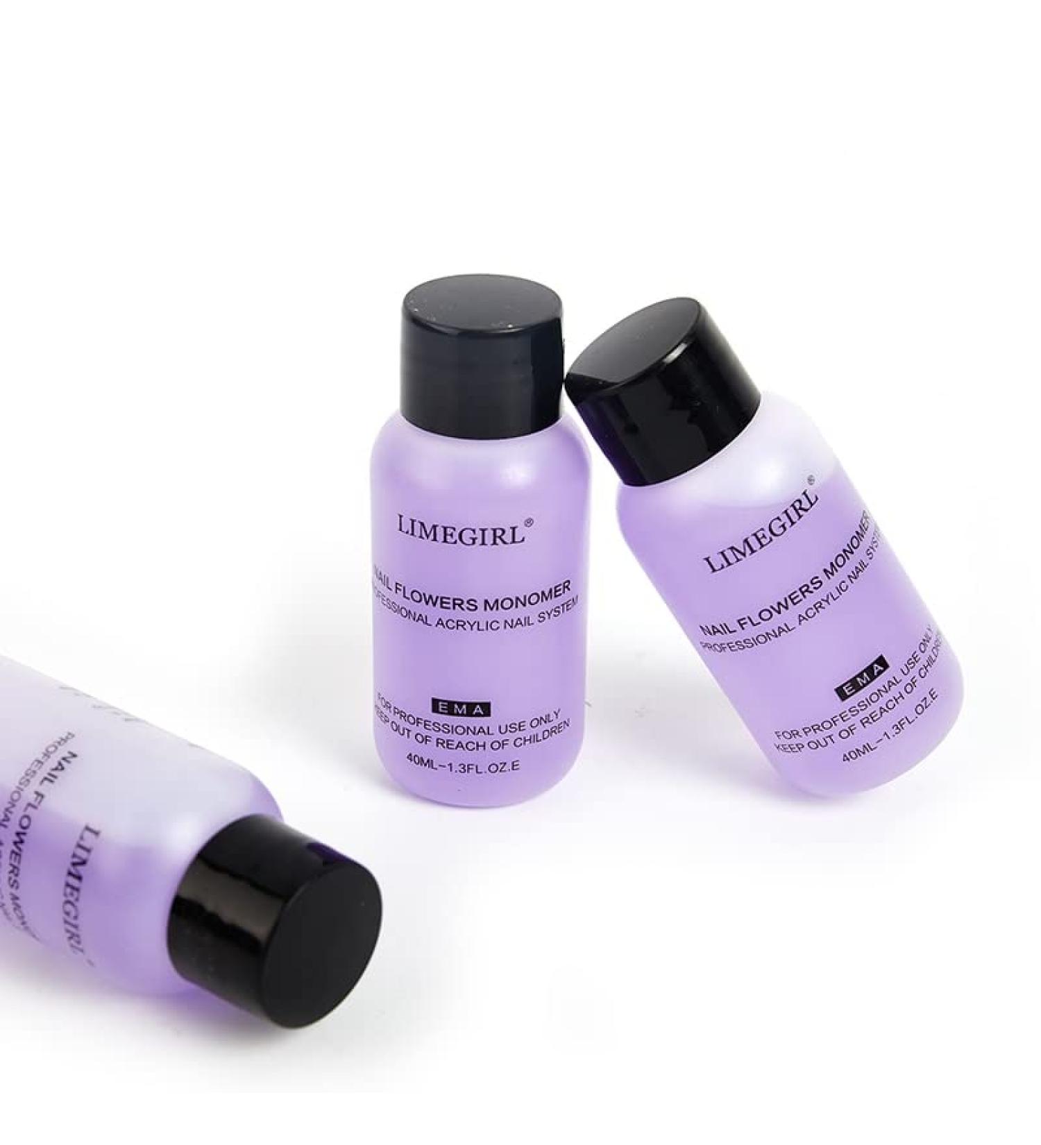 40ml Manicure Crystal Powder Carving Fluid Nail Crystal Liquid Women Girls Nail Decor Acrylic Nail Liquid Monomer Non Yellowing - Buy Online on GoSupps.com