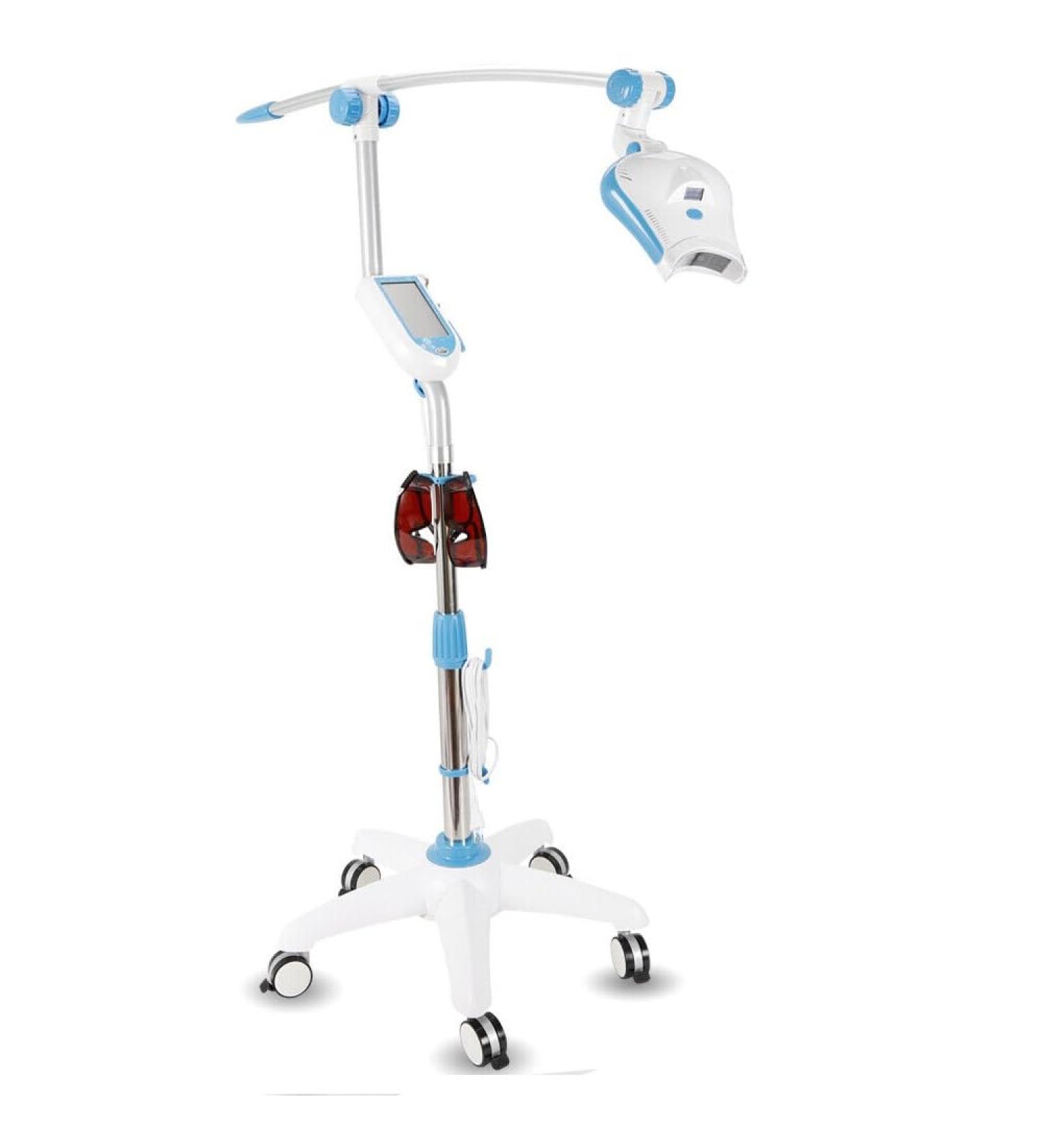 Teeth Whitening Bleach Lamp - Adjustable Tooth Bleaching Light & Whitening Accelerator with Timer & LCD Touchscreen - Buy Online on GoSupps.com