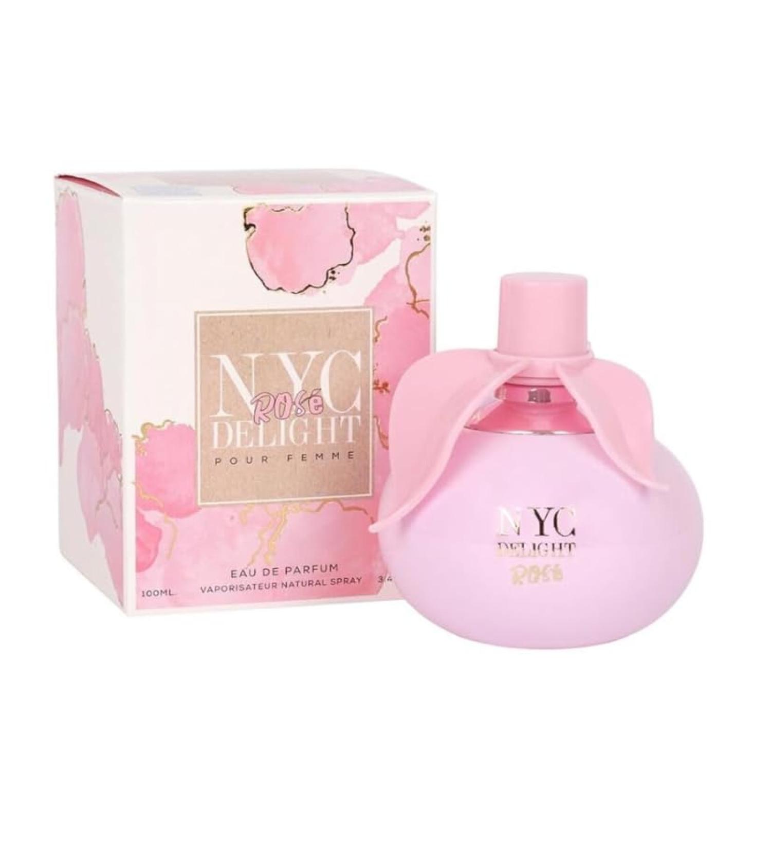 NYC Delight Rose pour Femme. Floral Fruity Eau de Parfum for Women's 3.4 Oz EDP - Buy Online on GoSupps.com