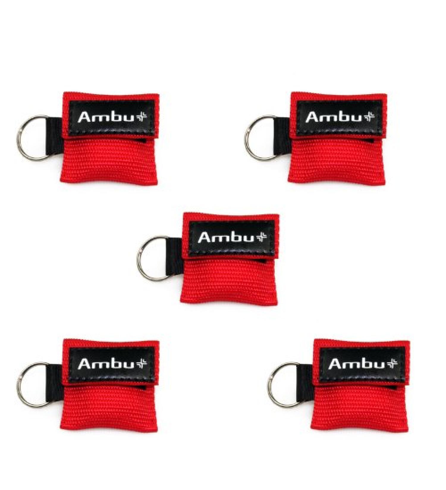 Buy 5x Red AMBU LifeKey Keychain Ventilation Masks - International Shipping Available - Buy Online on GoSupps.com