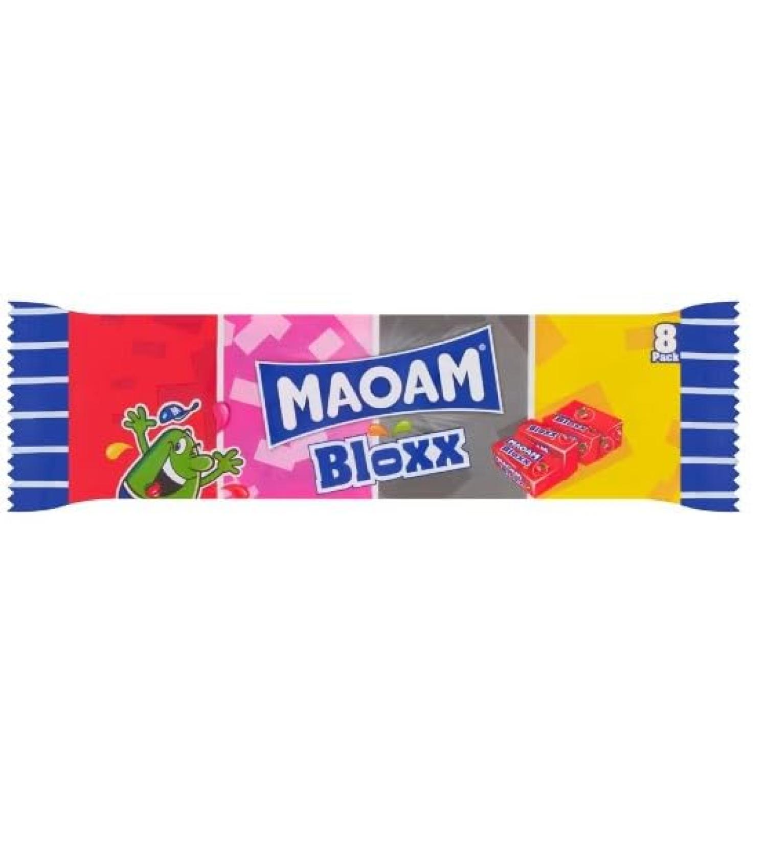 3 x Maoam 8 Pack Bloxx Chewy Sweets 176G Delicious Tasty And Twisty Treat Gift Hamper For Birthday Christmas Easter Sold By Kidzbuzz - Buy Online on GoSupps.com