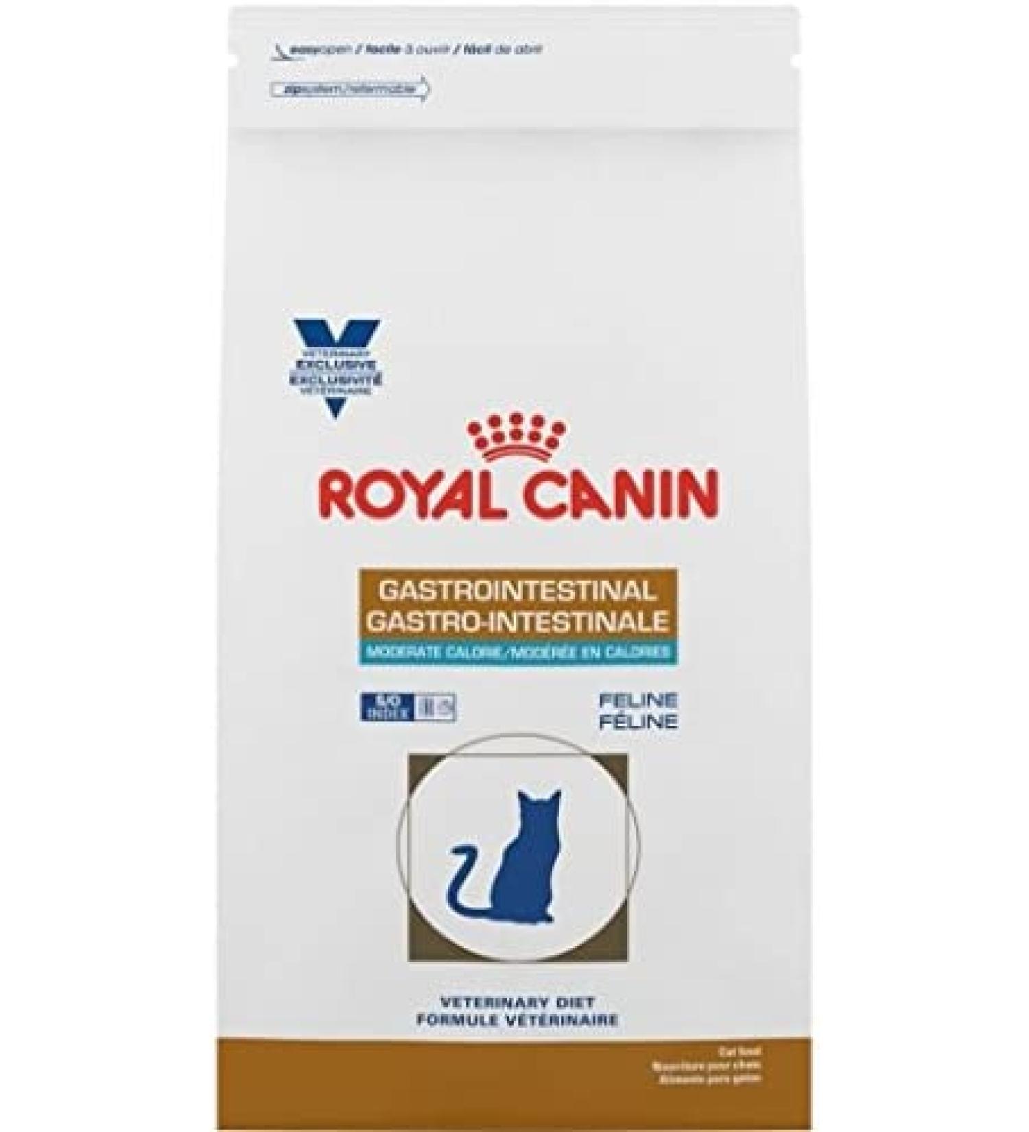 Royal Canin Gastrointestinal Moderate Calorie Dry Cat Food 7.7-lb - Veterinary Diet for Digestive Health - Buy Online on GoSupps.com