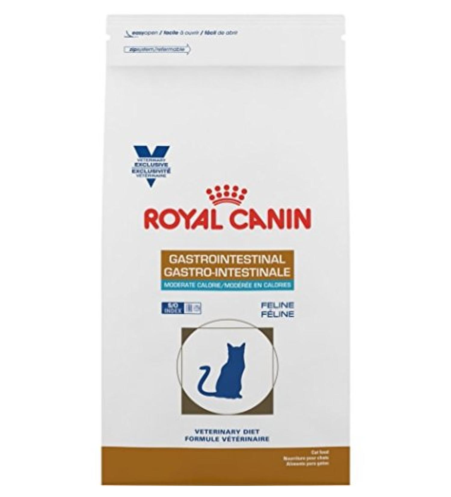 Royal Canin Gastrointestinal Moderate Calorie Dry Cat Food 7.7-lb - Veterinary Diet for Digestive Health - Buy Online on GoSupps.com