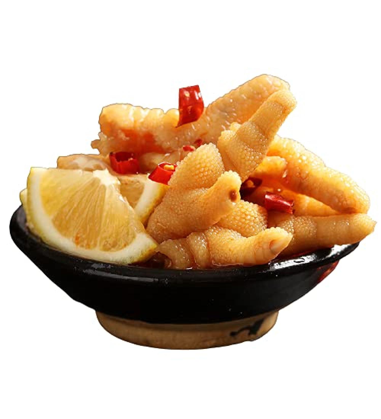 Boneless chicken feet canned net red hot and sour lemon chicken feet boneless chicken feet