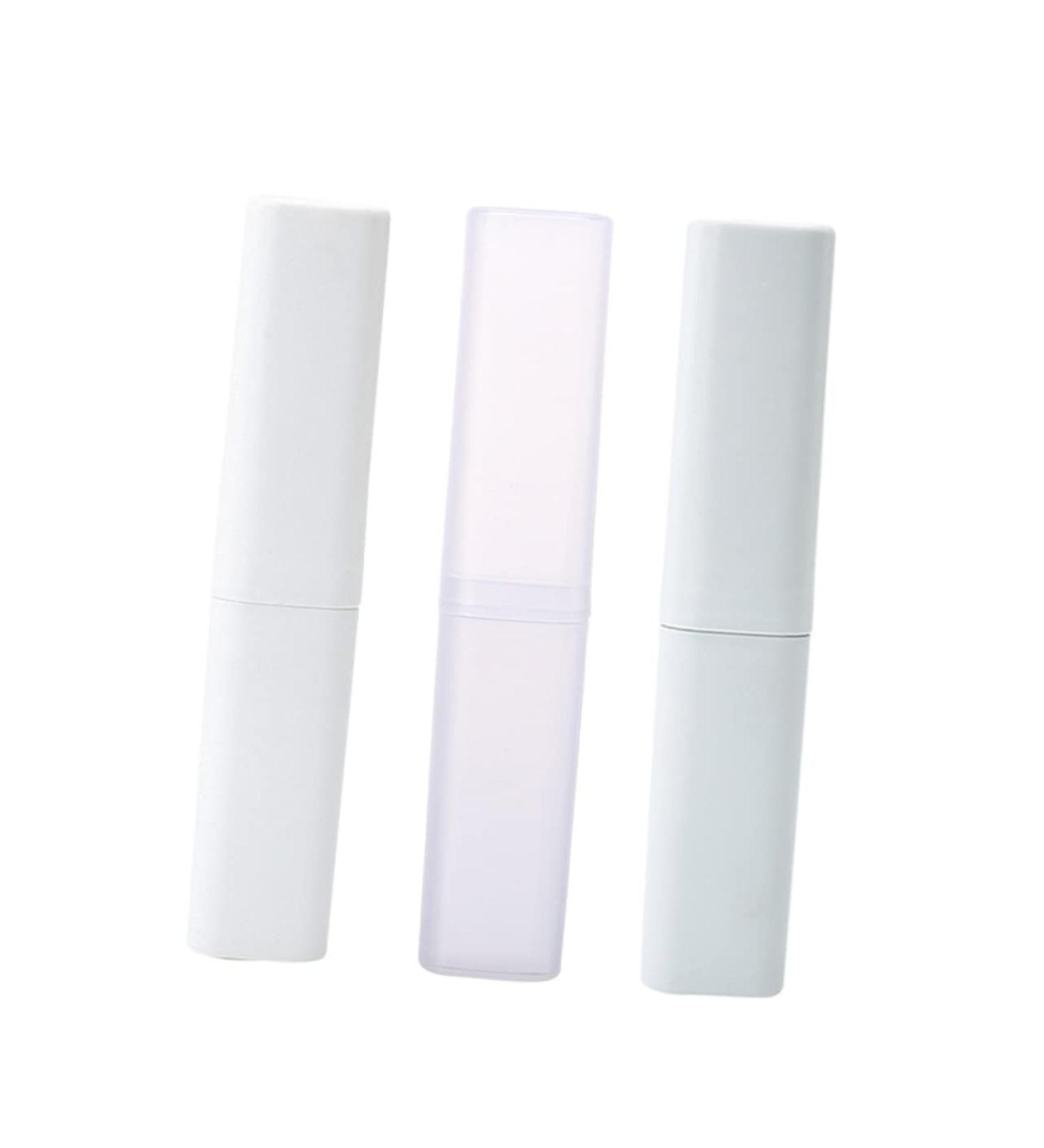 Buy Minkissy 3-Piece Portable Toothbrush Case | Ideal Travel Toothbrush Container - Shop Internationally! - Buy Online on GoSupps.com