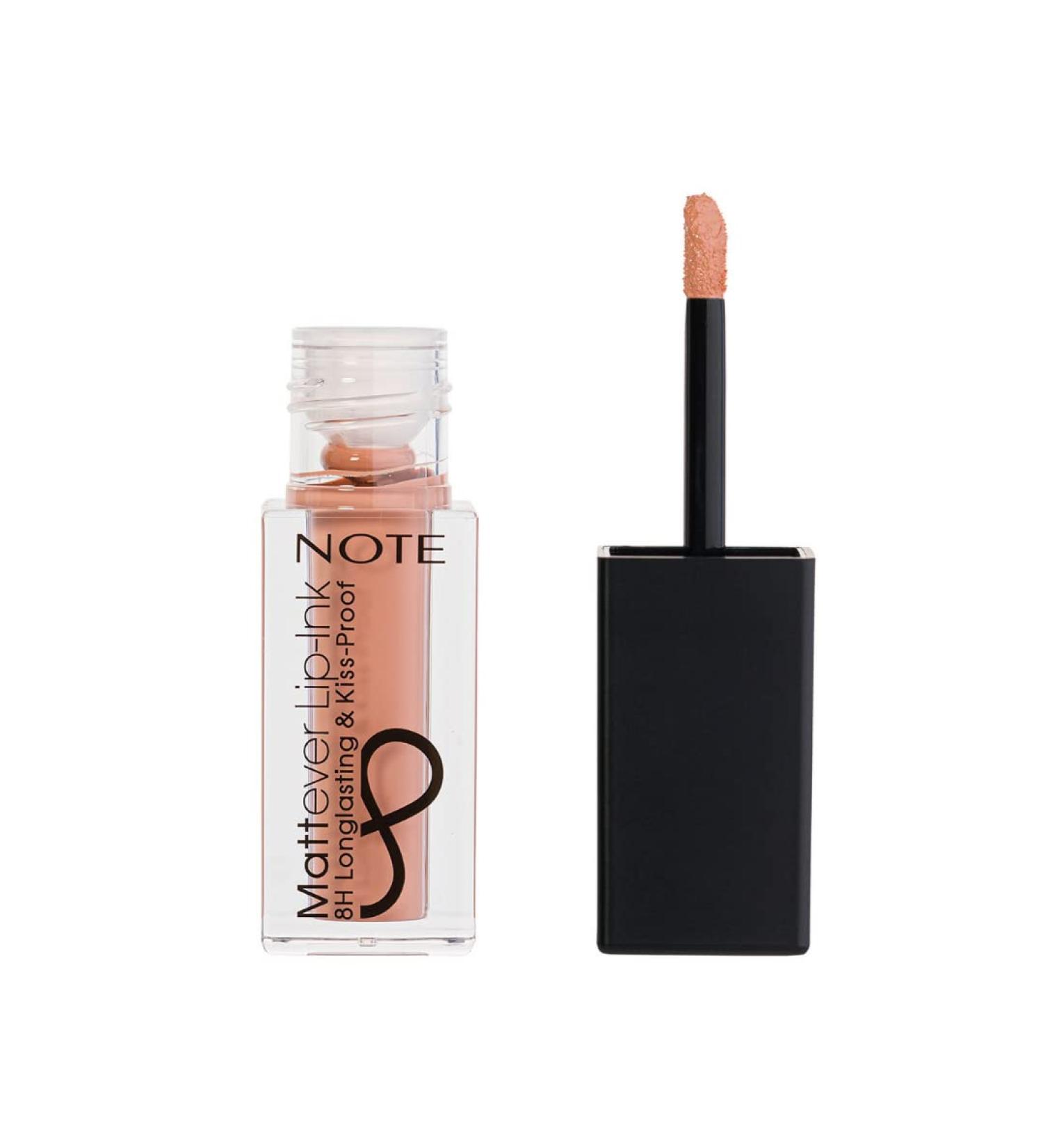 COSMETIC NOTE - Mattever Lip-Ink | Long-Lasting Transfer-Free Matte Lip Ink | Plumping Ultra-Pigmented Lipstick (First Love Beige) - Buy Online on GoSupps.com